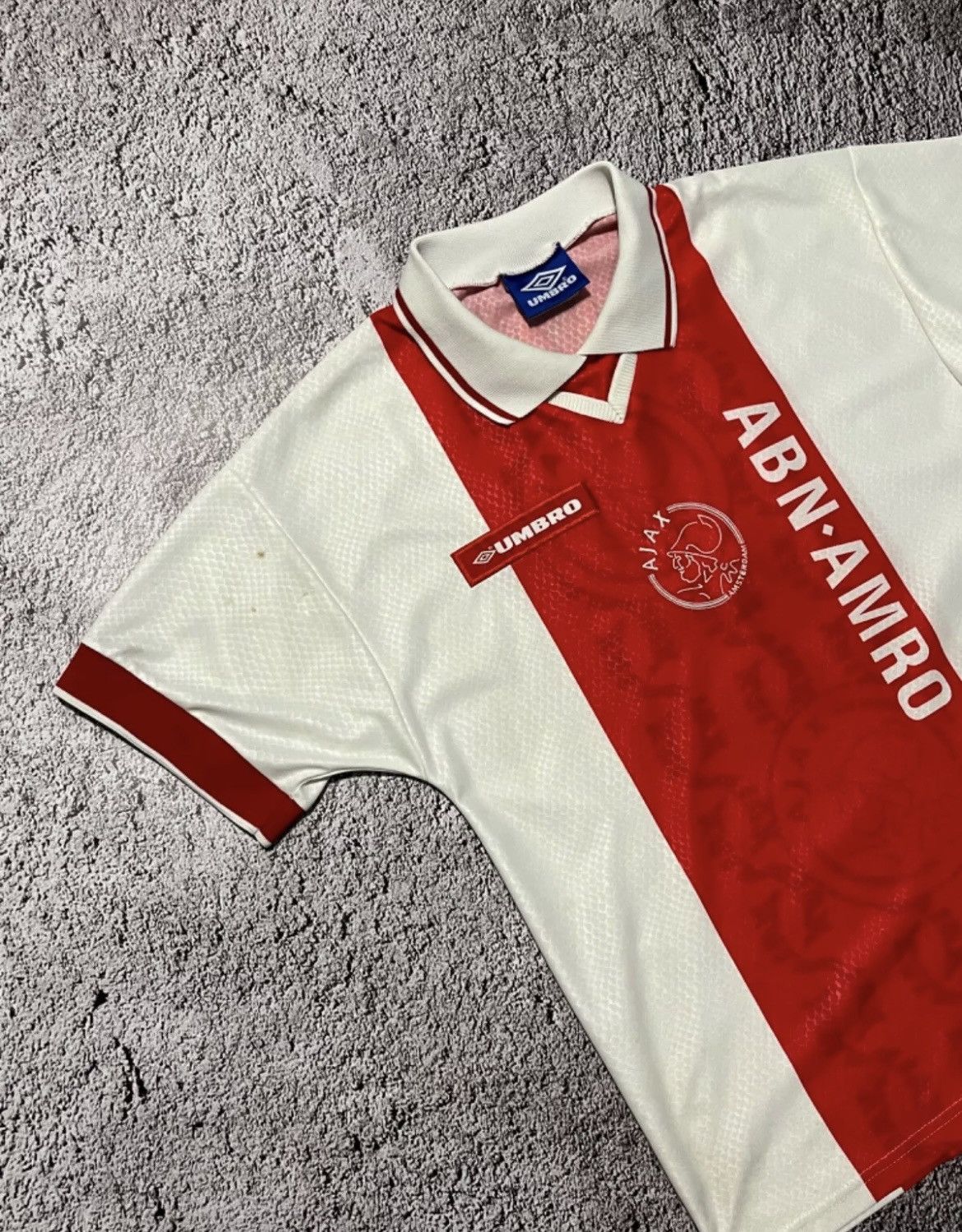 Umbro × Vintage AJAX AMSTERDAM home jersey shirt UMBRO 1998-1999 Player Size US S / EU 44-46 / 1 - 4 Thumbnail