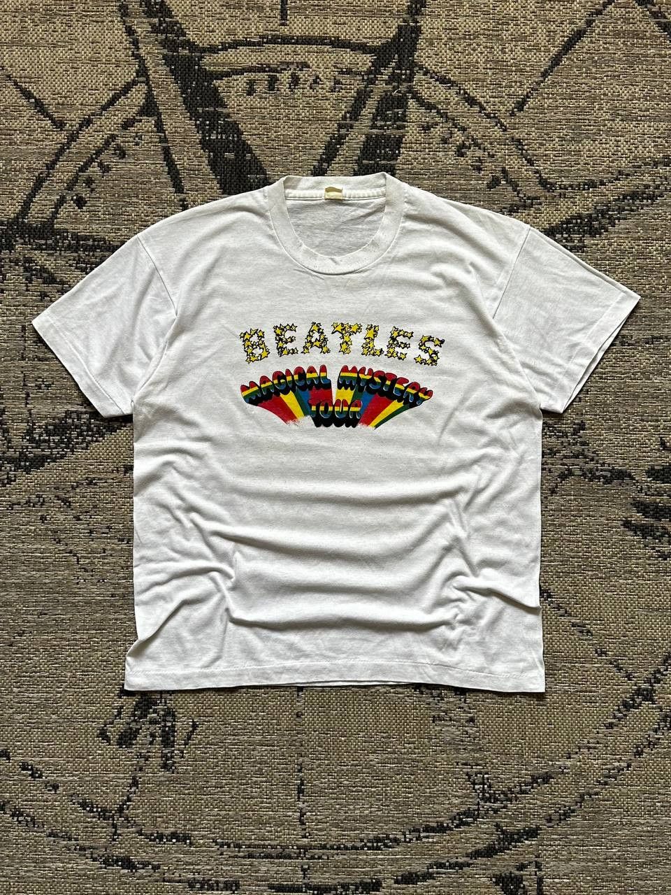 Band Tees 1987 The Beatles Magical Mystery Tour Rare T Shirt Size US L / EU 52-54 / 3 - 1 Thumbnail
