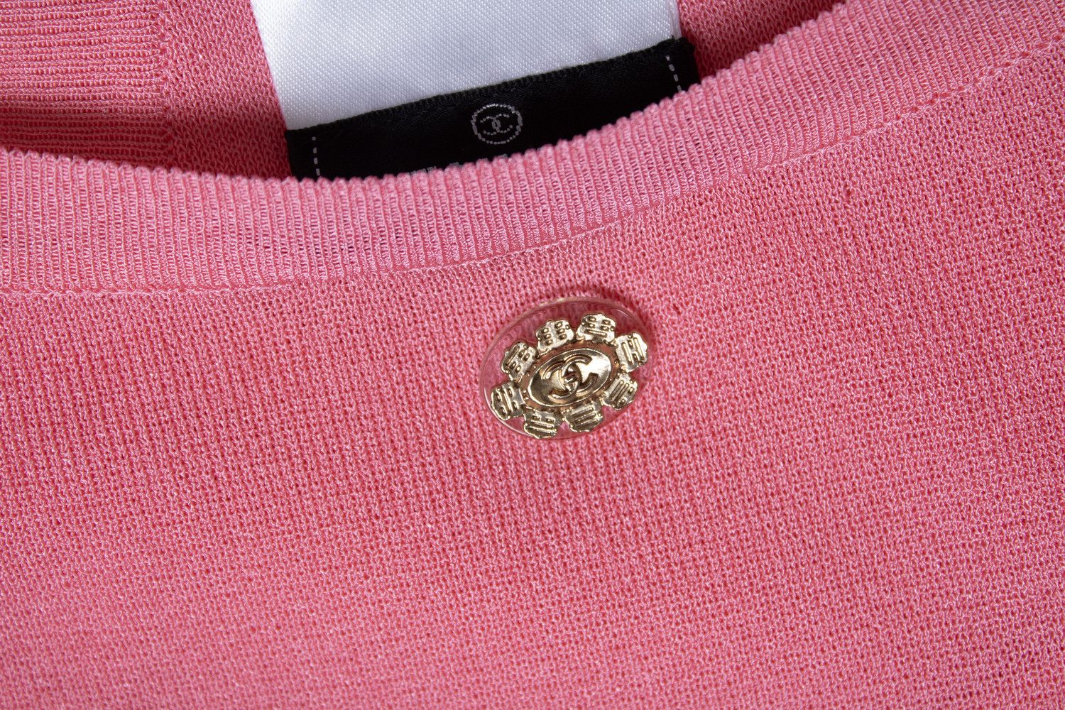 Chanel Chanel, knitted barbie pink asymmetric top Size S / US 4 / IT 40 - 5 Thumbnail