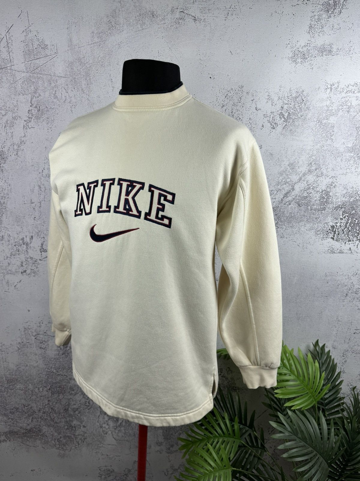 Designer × Vintage Nike vintage spellout sweatshirt Y2K Drill Style size L Size US L / EU 52-54 / 3 - 3 Thumbnail