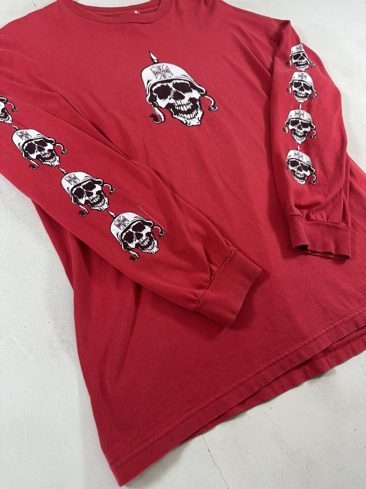 00s West Coast Choppers ロンT Skull ドクロ 00s West Coast Choppers