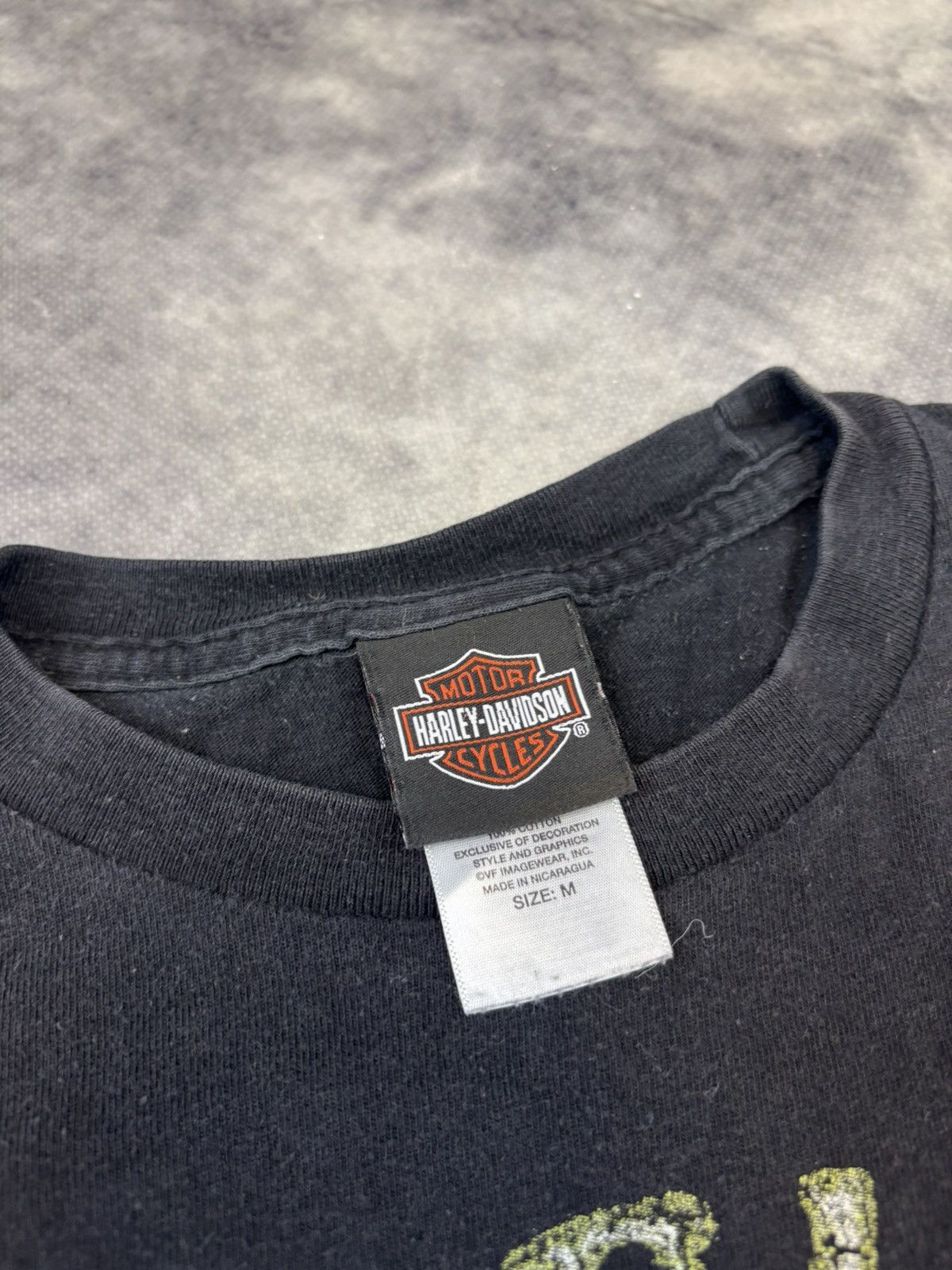Harley Davidson × Vintage Vintage Harley Davidson Prague 00s 90s y2k t shirt biker USA Size US M / EU 48-50 / 2 - 5 Thumbnail
