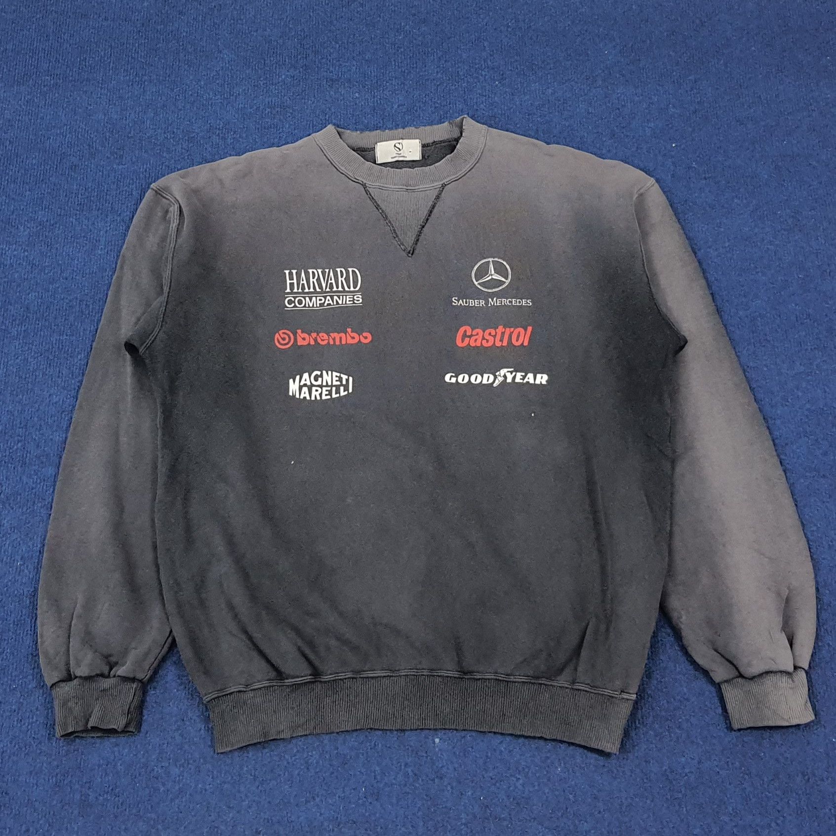 Vintage Vintage Motorsports Mercedes Autopart Logo Sweatshirt Size US M / EU 48-50 / 2 - 1 Thumbnail