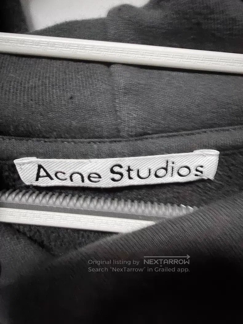 Acne Studios Acne Studios 1996 Series Solid Color Letter Hoodie, Black Size US S / EU 44-46 / 1 - 3 Thumbnail