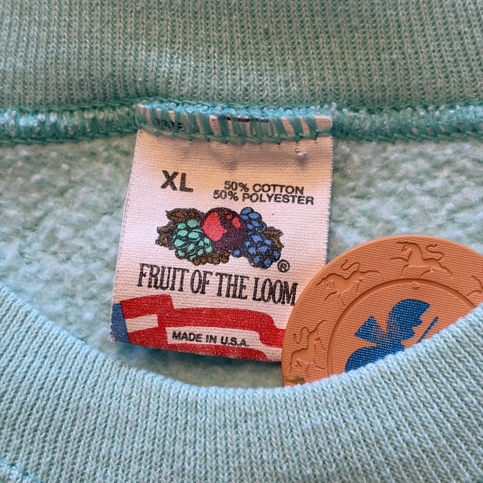 Fruit Of The Loom Vtg Fruit Of The Loom Sweatshirt XL Sand Dollar Topsail Isla Size XL / US 12-14 / IT 48-50 - 6 Thumbnail