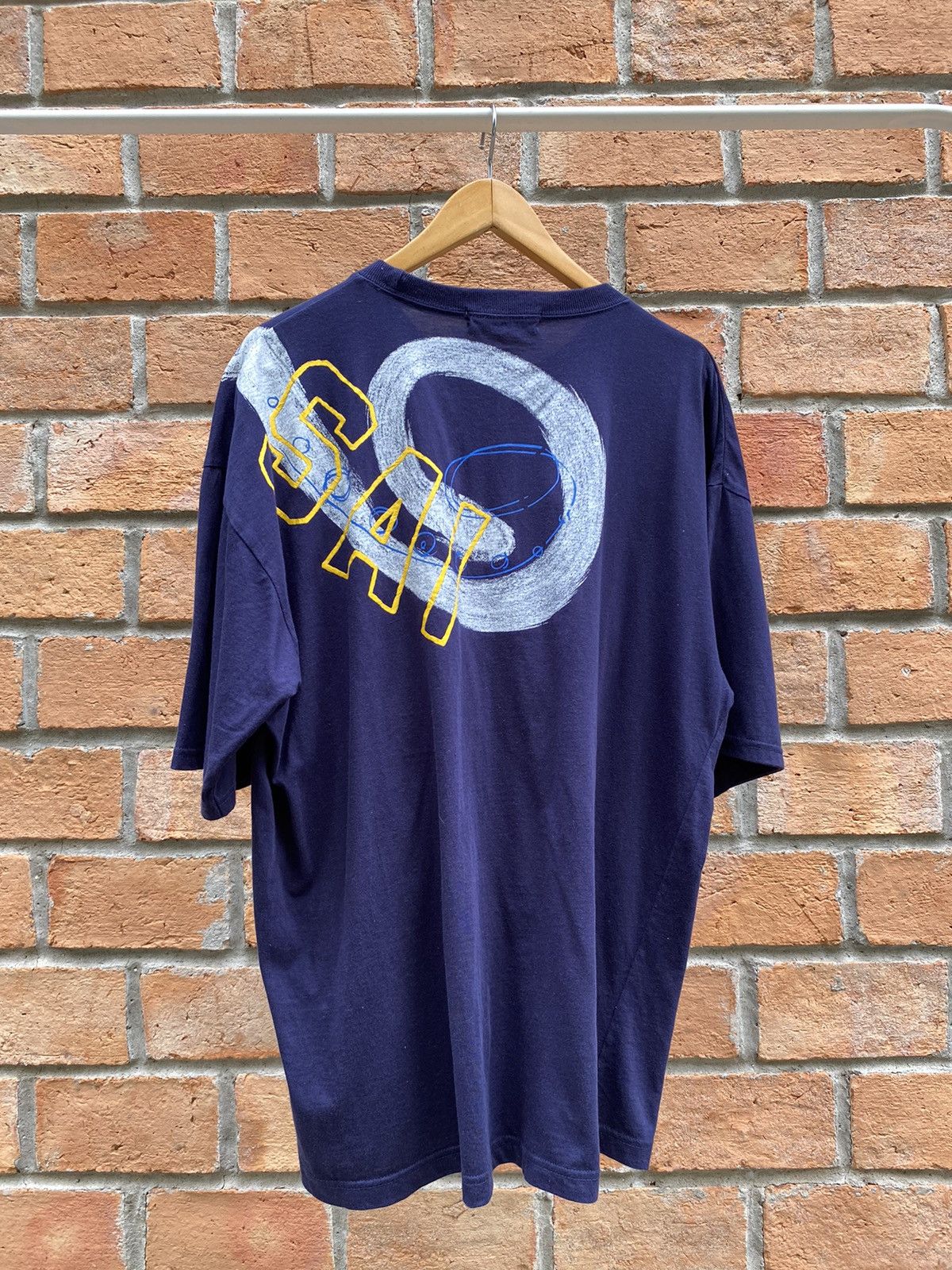 Kansai Yamamoto Kansai Yamamoto Men Navy T- shirt Size US L / EU 52-54 / 3 - 2 Thumbnail