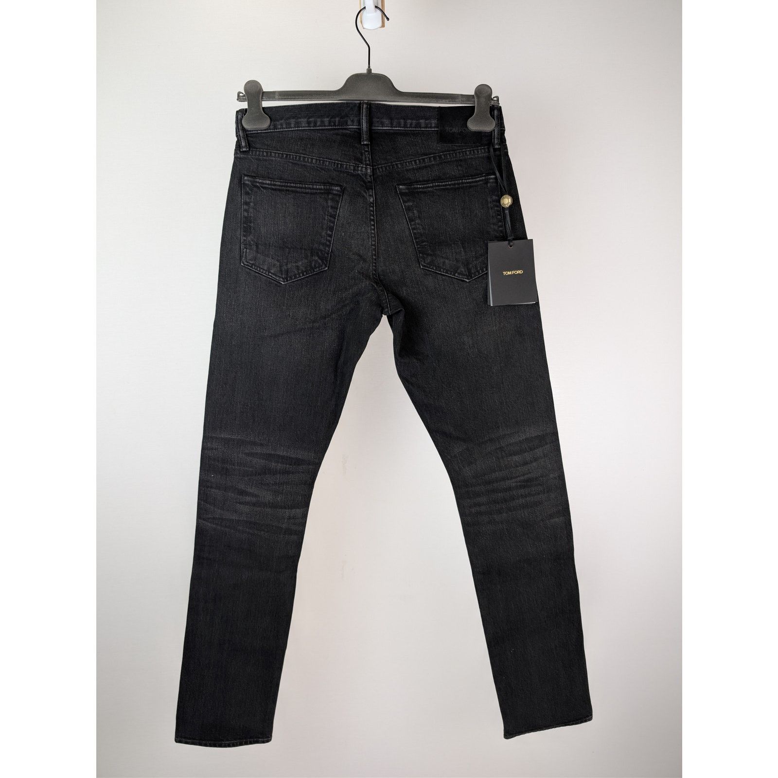 Tom Ford o1rshd1 Slim-Fit Denim Jeans in Black Size US 32 / EU 48 - 16 Thumbnail