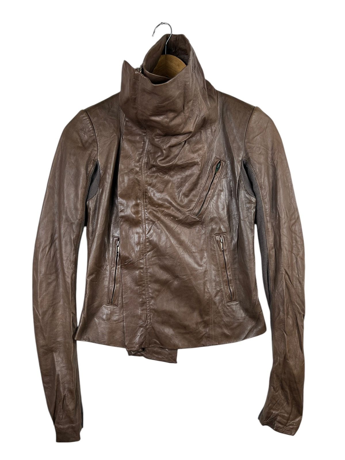 Rick Owens 🔥 RICK OWENS HYBRID LEATHER BOHO MOTORCYCLE JACKET Size M / US 6-8 / IT 42-44 - 5 Thumbnail