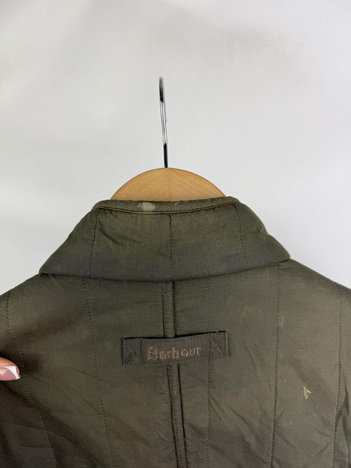 Barbour Barbour Edderton Men’s Quilted Wax Waxed Cotton Jacket Size US S / EU 44-46 / 1 - 21 Thumbnail
