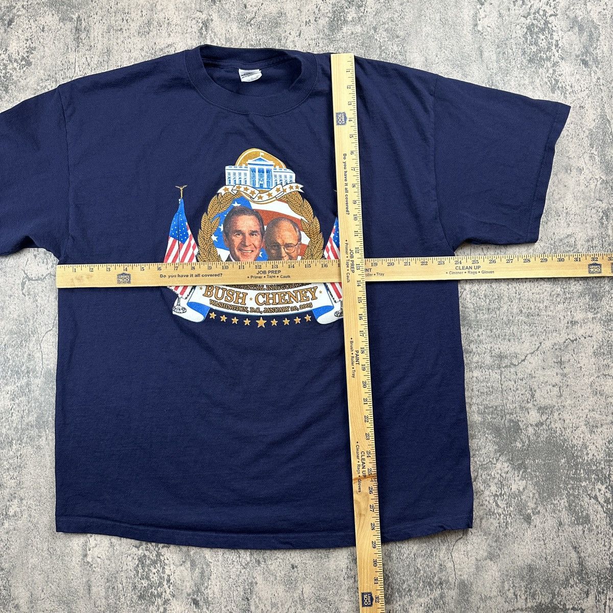 Vintage Vintage George Bush D Cheney Inauguration T Shirt Size US L / EU 52-54 / 3 - 5 Thumbnail