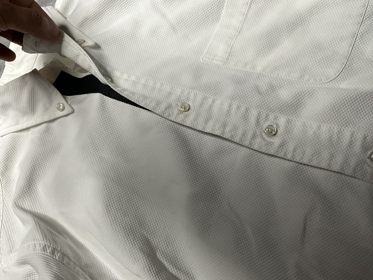 Thom Browne OG Thom Browne Grossgrain Placket textured cotton Shirt Size US XL / EU 56 / 4 - 2 Thumbnail