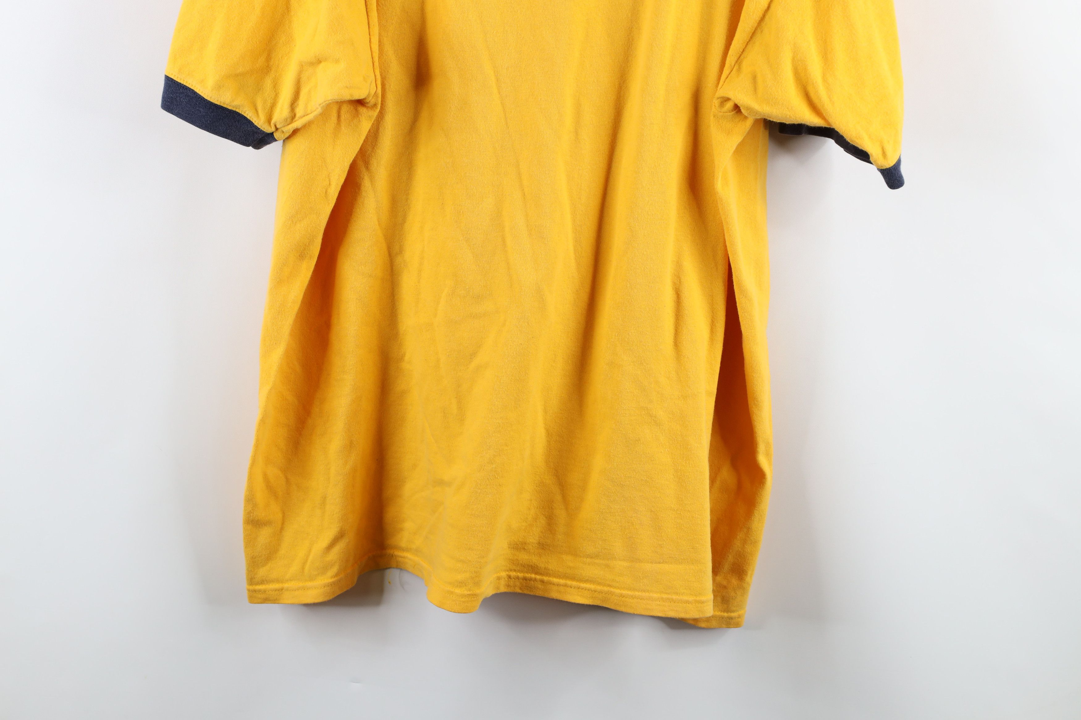 Starter Vintage 90s Starter Distressed Short Sleeve Ringer T-Shirt Size US XL / EU 56 / 4 - 10 Thumbnail