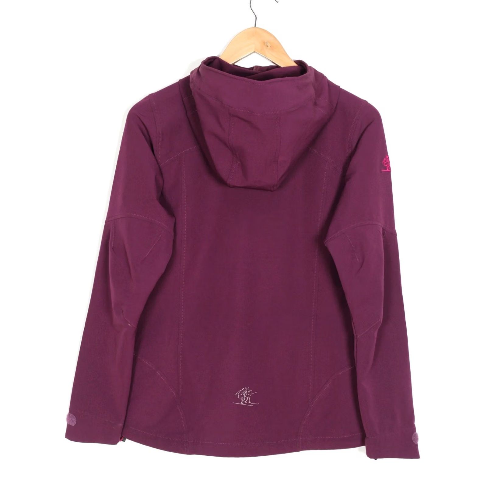 Vintage BERGANS OF NORWAY KJERAG LADY Soft Shell Hooded Jacket Women Size S Purple Hooded All Seasons Regular Jacket Mens Womens Size S / US 4 / IT 40 - 4 Thumbnail