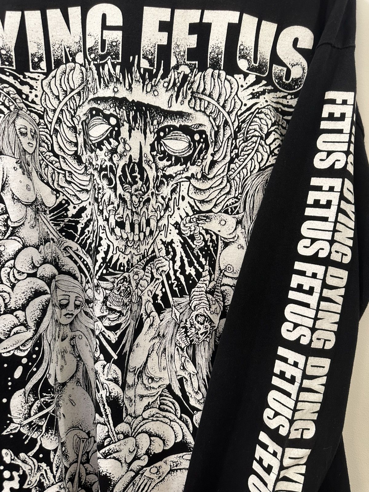 Band Tees Dying Fetus Long Sleeve Watching You Writhe In Pain Size US M / EU 48-50 / 2 - 2 Thumbnail