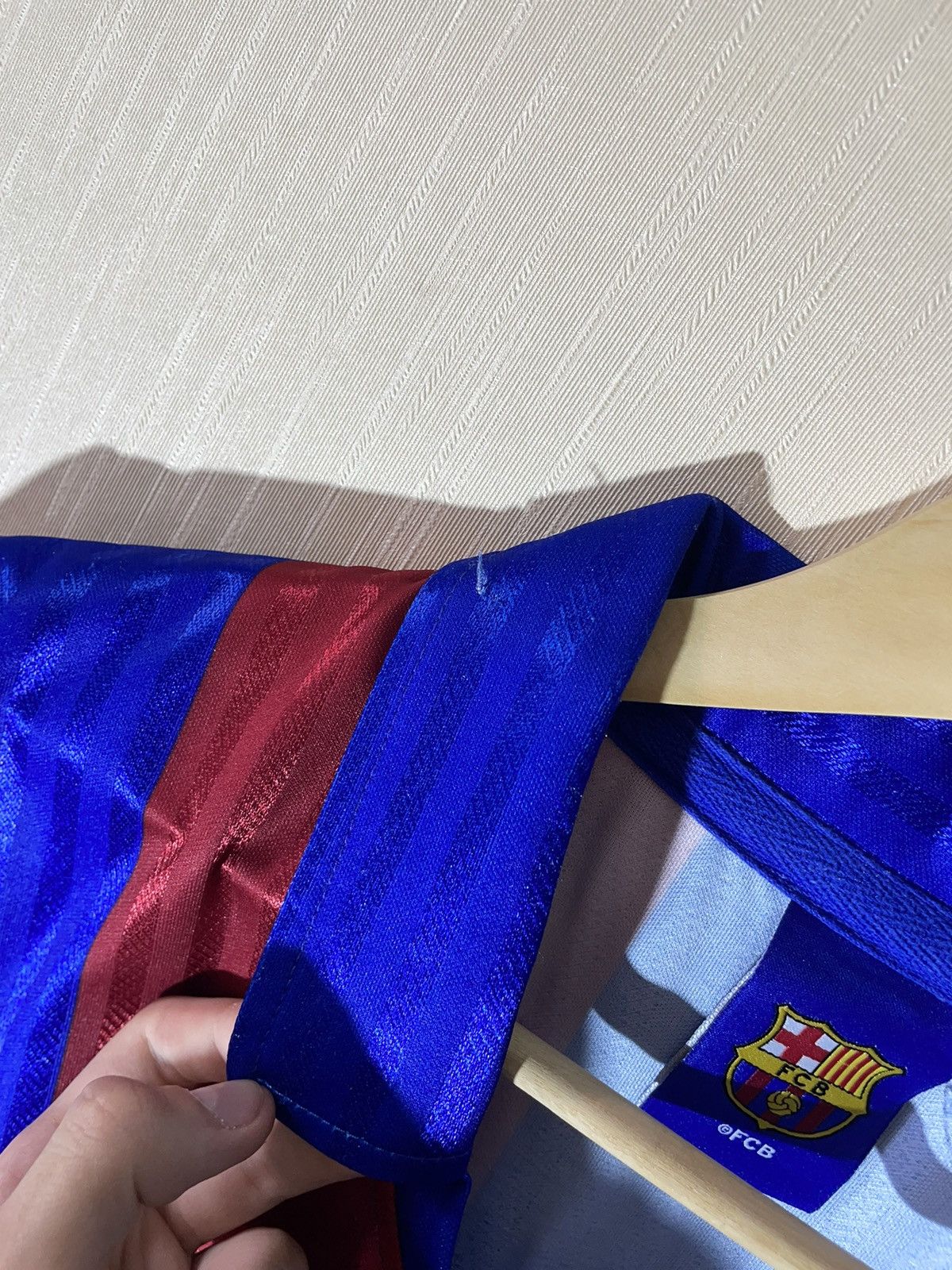 Vintage Barcelona score draw retro jersey vintage Size US M / EU 48-50 / 2 - 7 Thumbnail