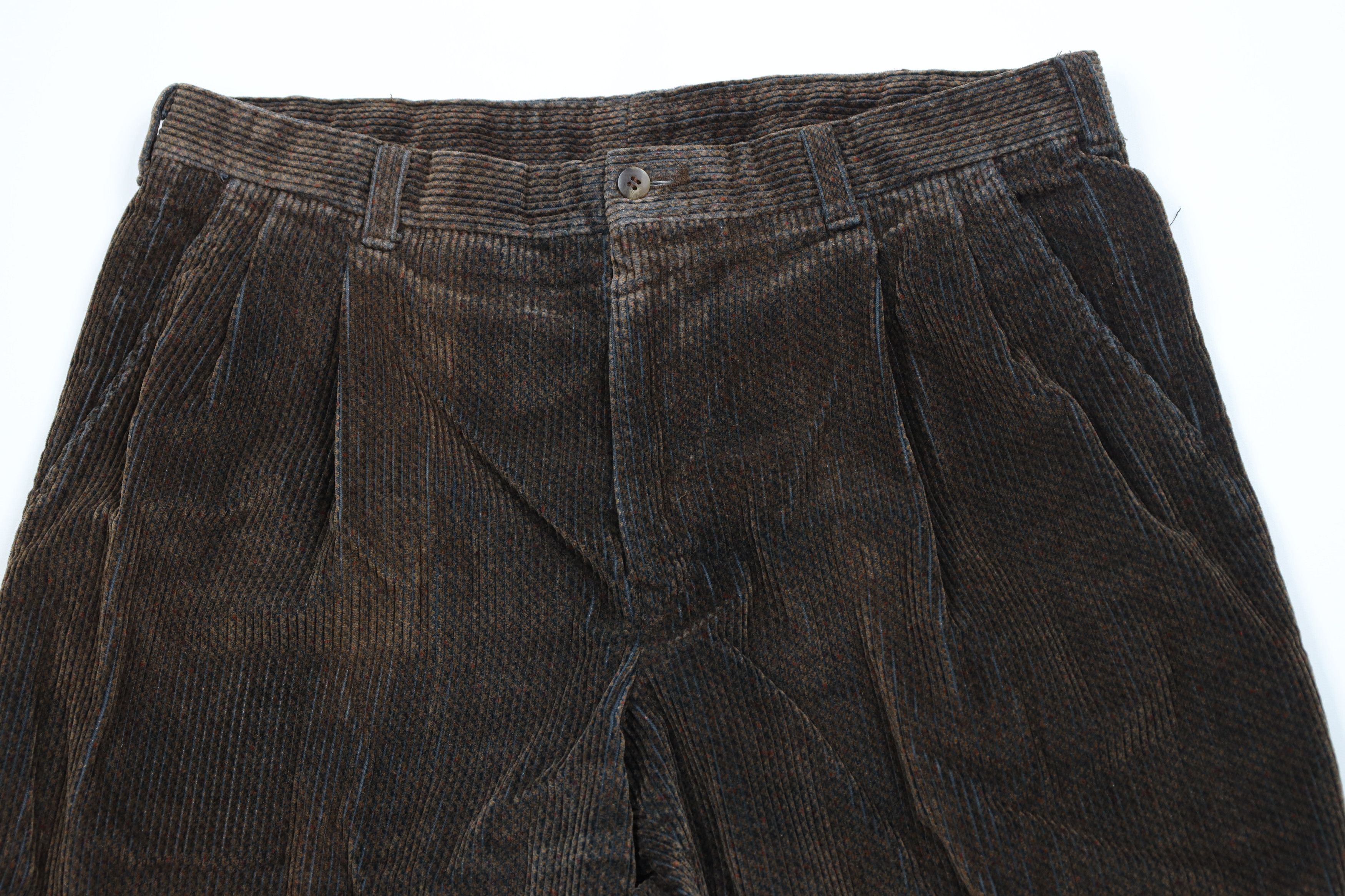 Vintage Vintage 90s Streetwear Rainbow Fleck Wide Leg Corduroy Pants Size US 36 / EU 52 - 2 Thumbnail