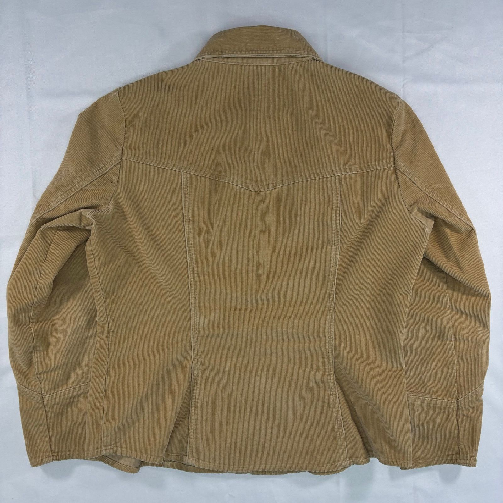 Vintage Caslon Tan Corduroy Trucker Jacket Fits Mens Small Medium Size L / US 10 / IT 46 - 2 Thumbnail