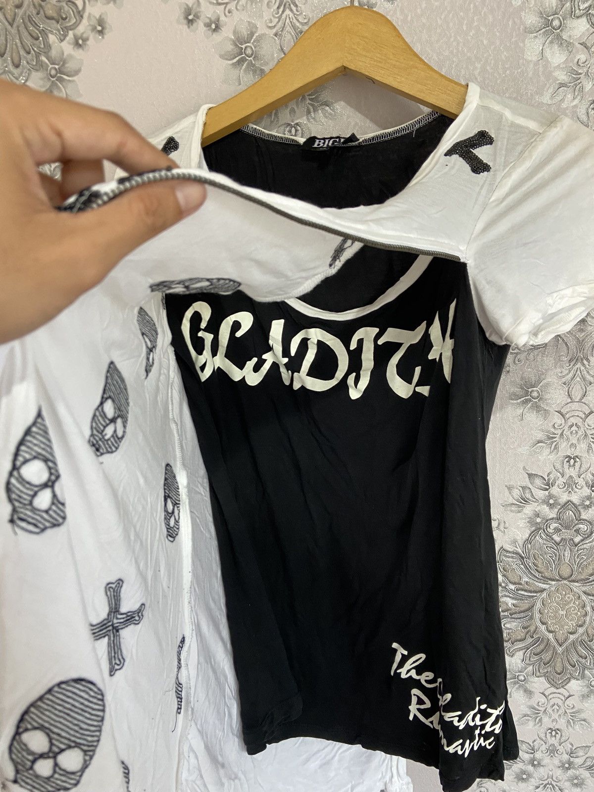 BIGI BIGI Skulls Double Layer Tshirt Size M / US 6-8 / IT 42-44 - 3 Thumbnail
