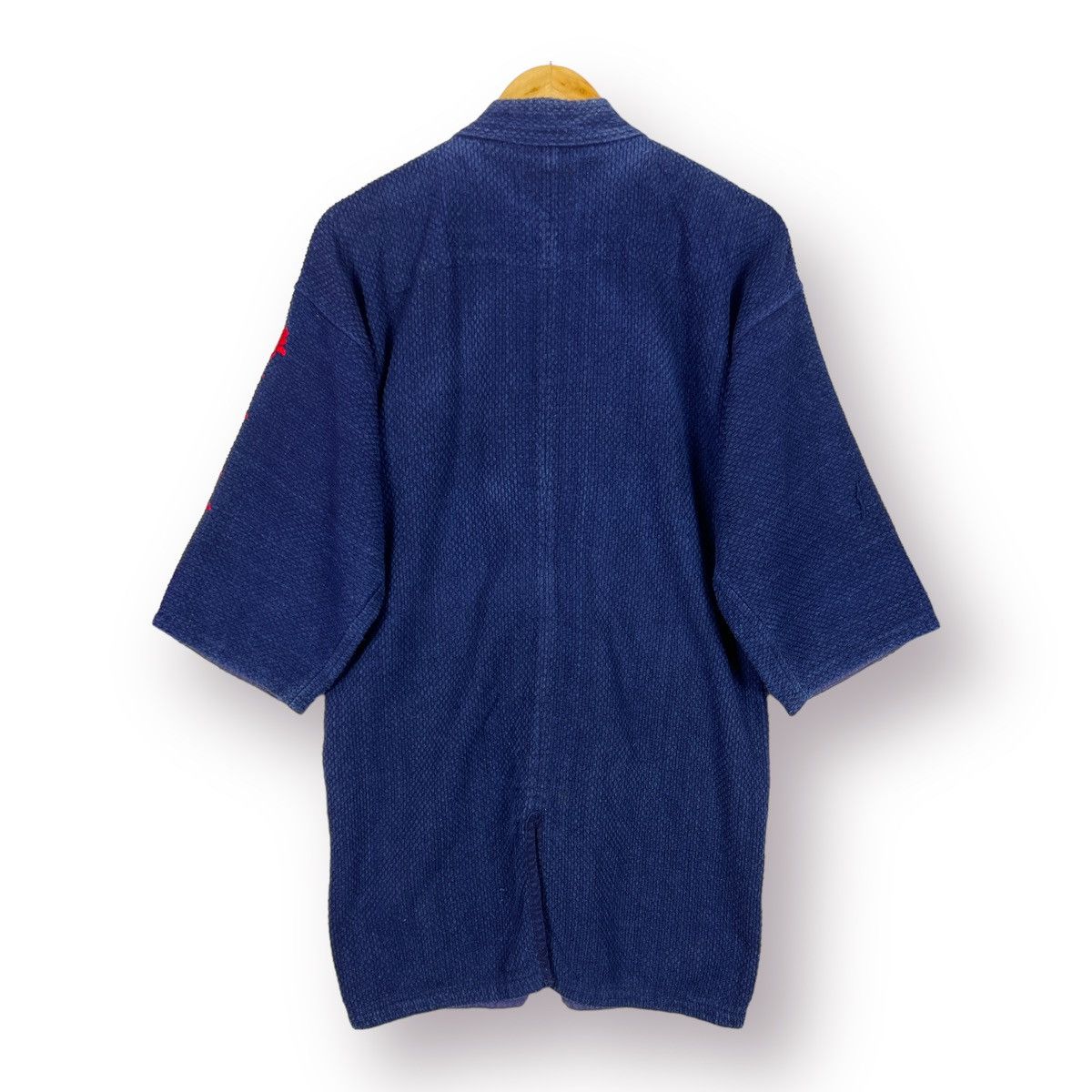 Indigo 🔥 JAPANESE INDIGO BLUE KIMONO TRADITIONAL Size US L / EU 52-54 / 3 - 13 Thumbnail