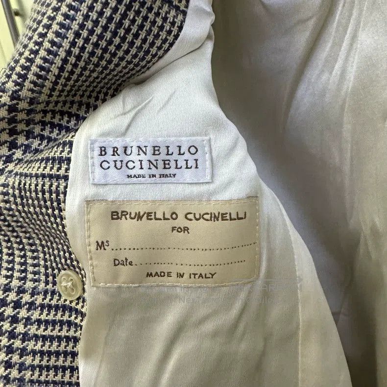 Brunello Cucinelli Brunello Cucinelli Tartan Suit Jacket Size XXS / US 00 / IT 34 - 4 Thumbnail
