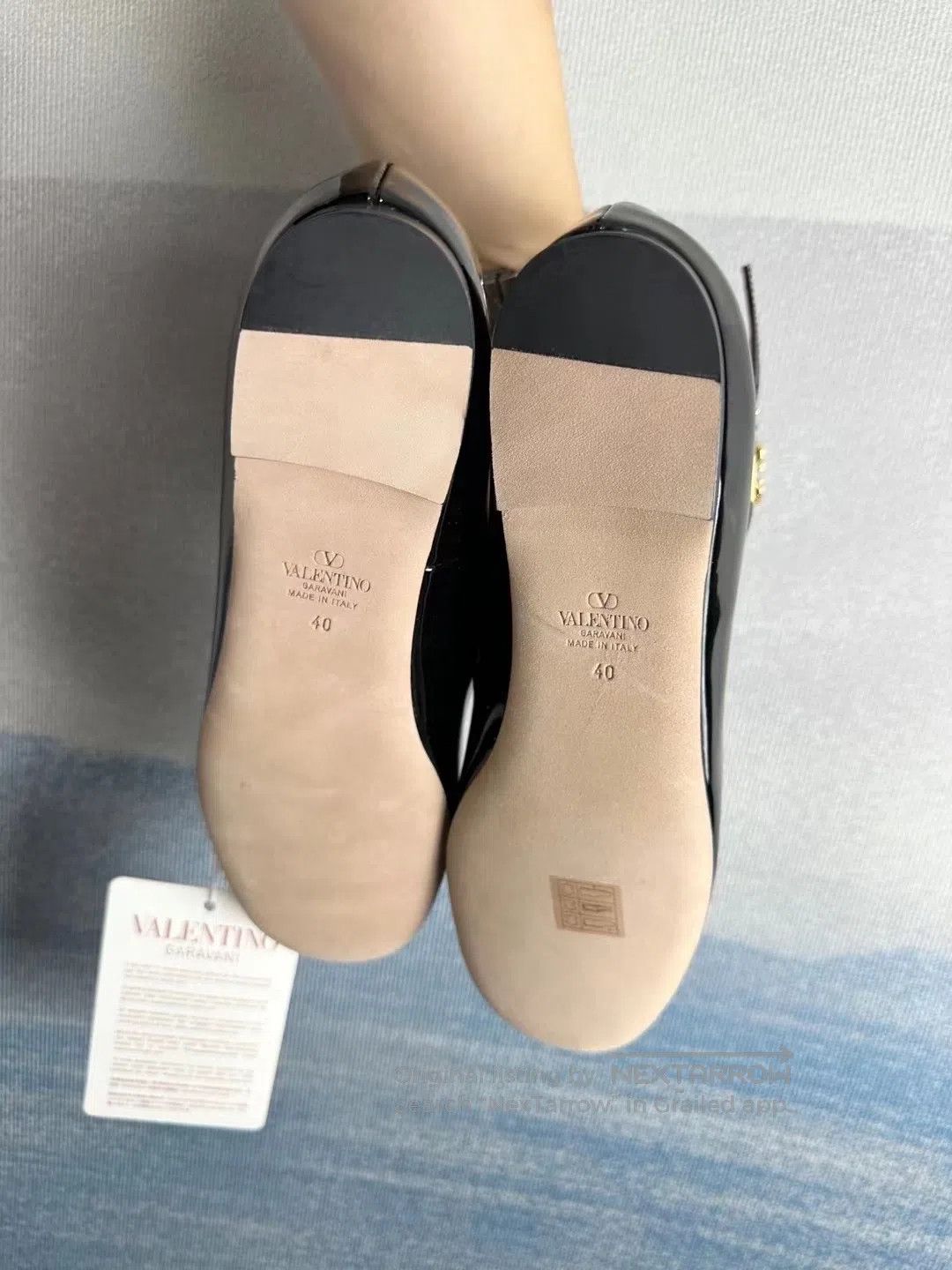Valentino Valentino Black Patent Leather Flats| Size XS / US 0-2 / IT 36-38 - 3 Thumbnail