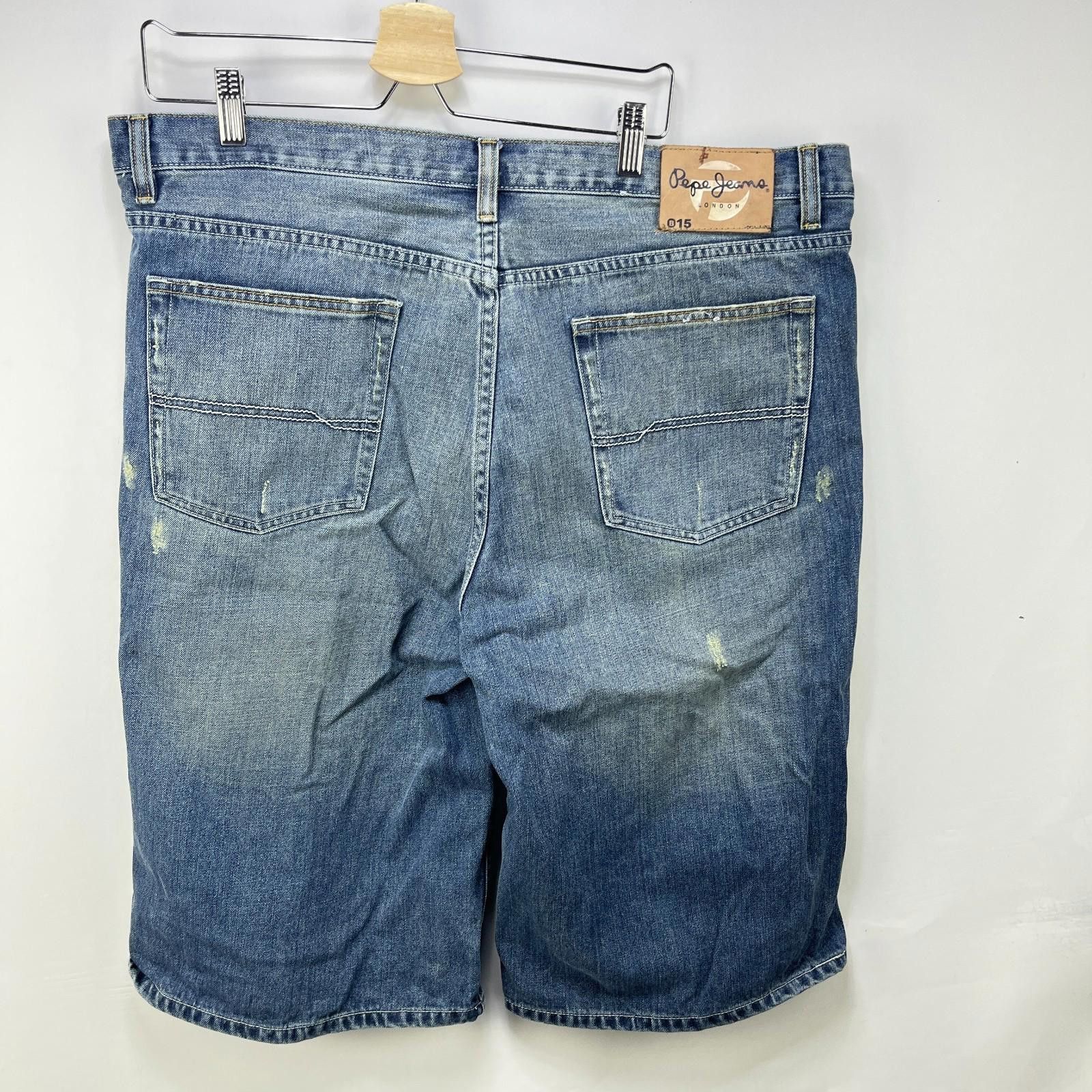 Pepe Jeans Vintage Pepe Jeans Y2K Baggy Jean Shorts Size 42 Hip Hop Size US 42 / EU 58 - 1 Thumbnail