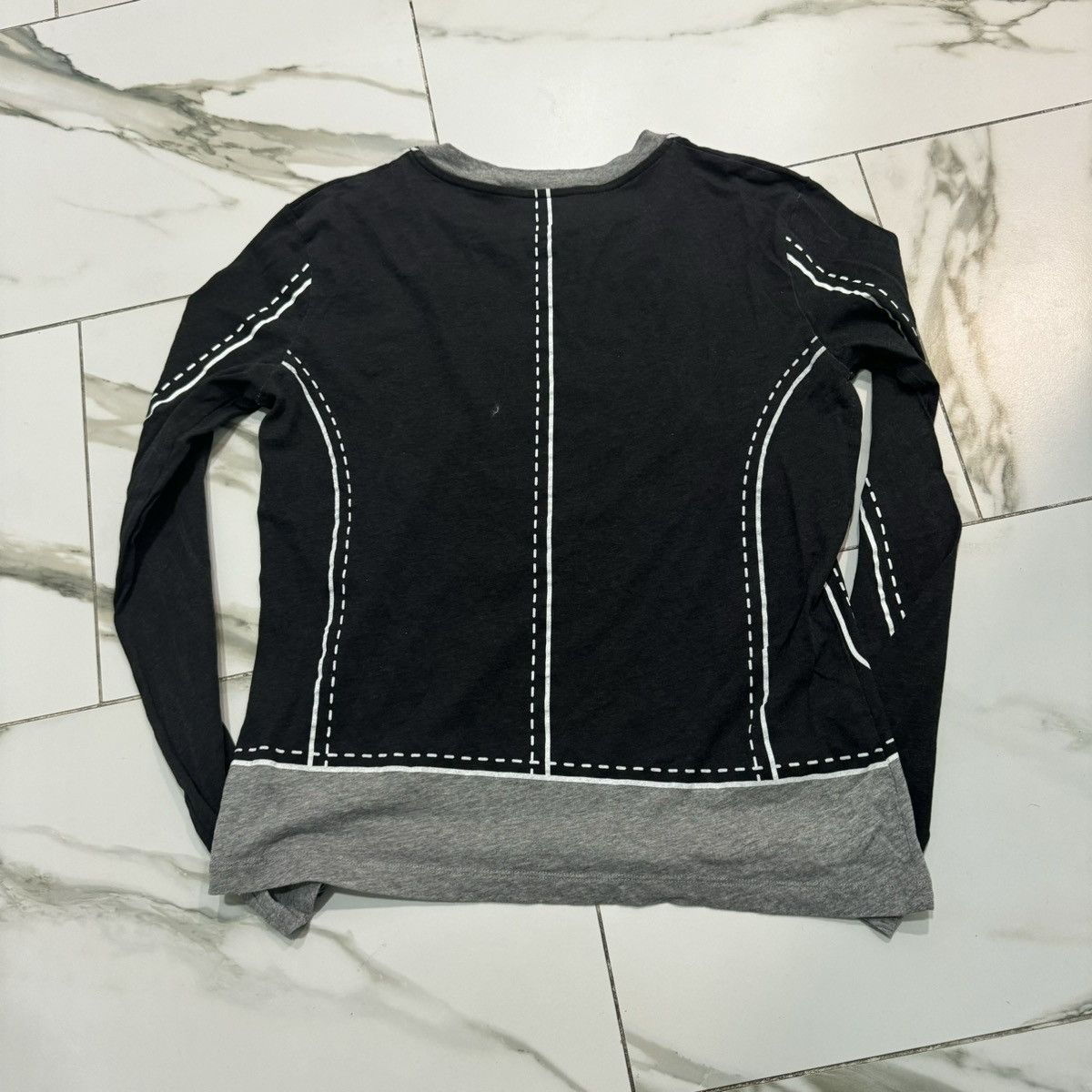 Designer × Moschino MOSCHINO BOUTIQUE LONG SLEEVE TEE! Size M / US 6-8 / IT 42-44 - 8 Thumbnail