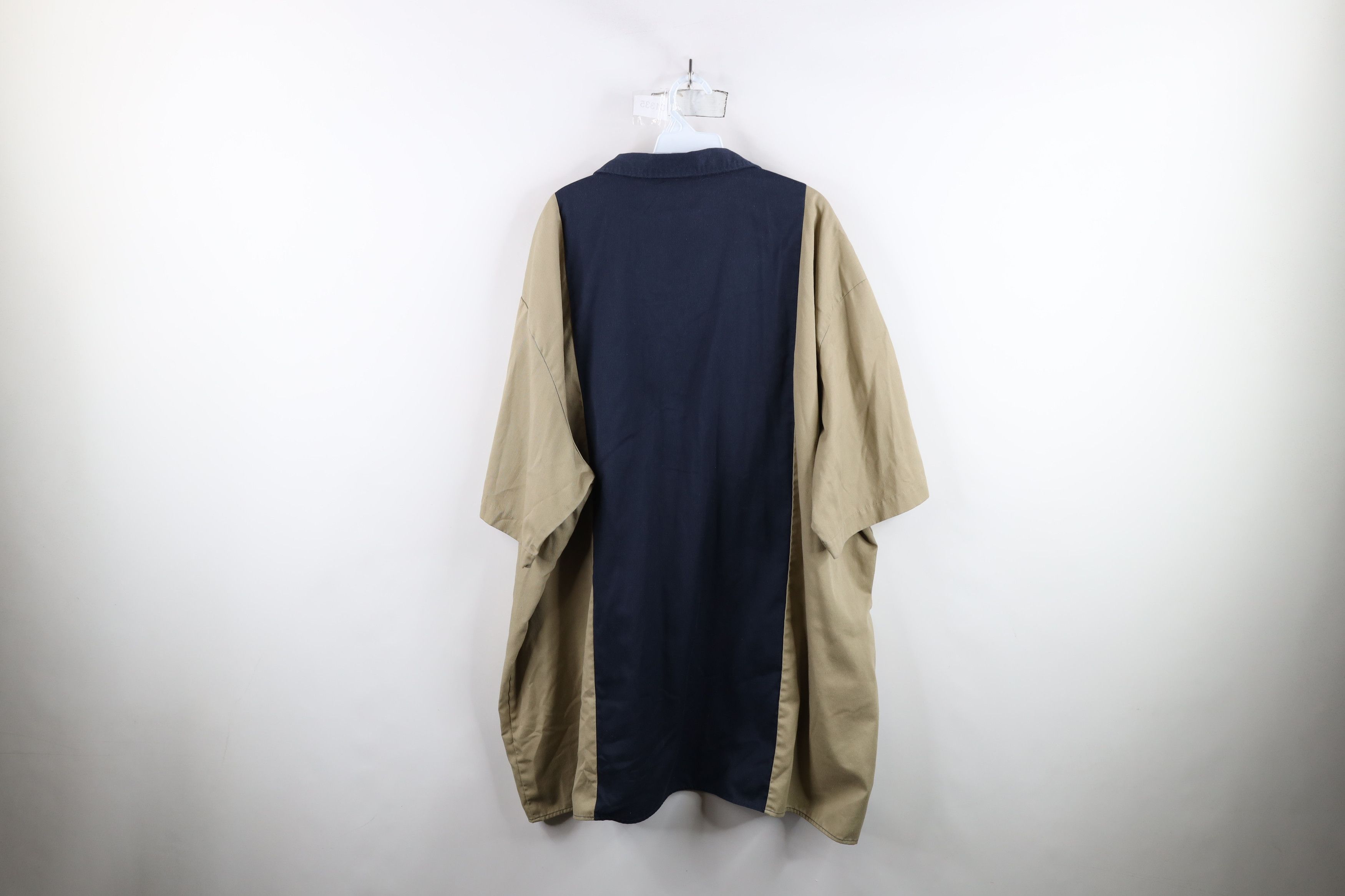 Dickies × Vintage Vintage Y2K Dickies Block Mechanic Workwear Button Shirt Size US XXL / EU 58 / 5 - 11 Thumbnail