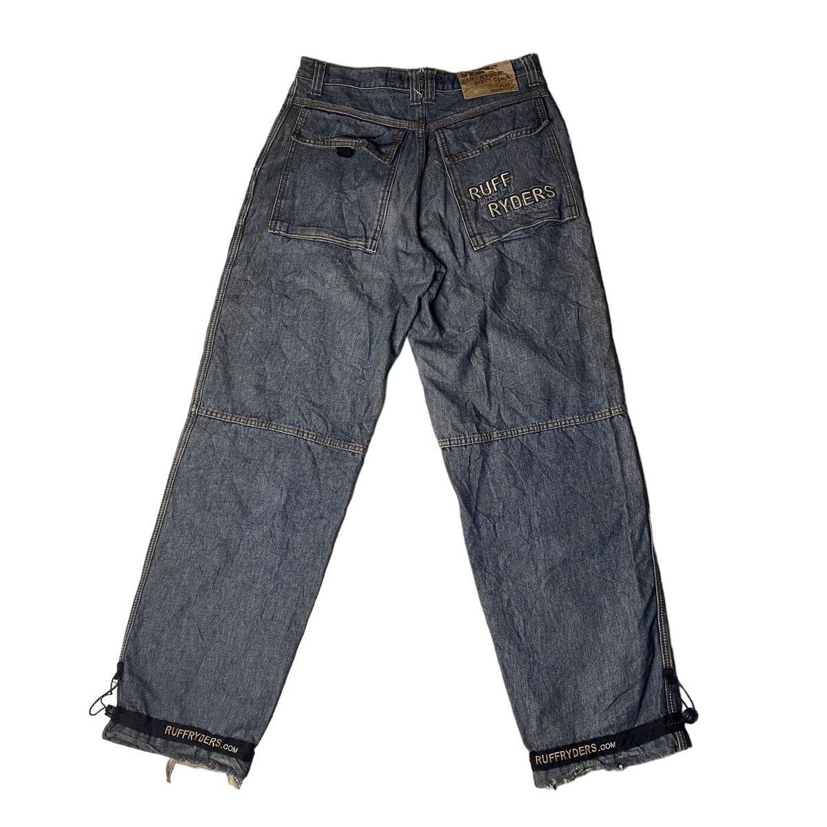 If Six Was Nine 2000s Ruff Ryder Flared Washed Jeans Size US 32 / EU 48 - 3 Thumbnail