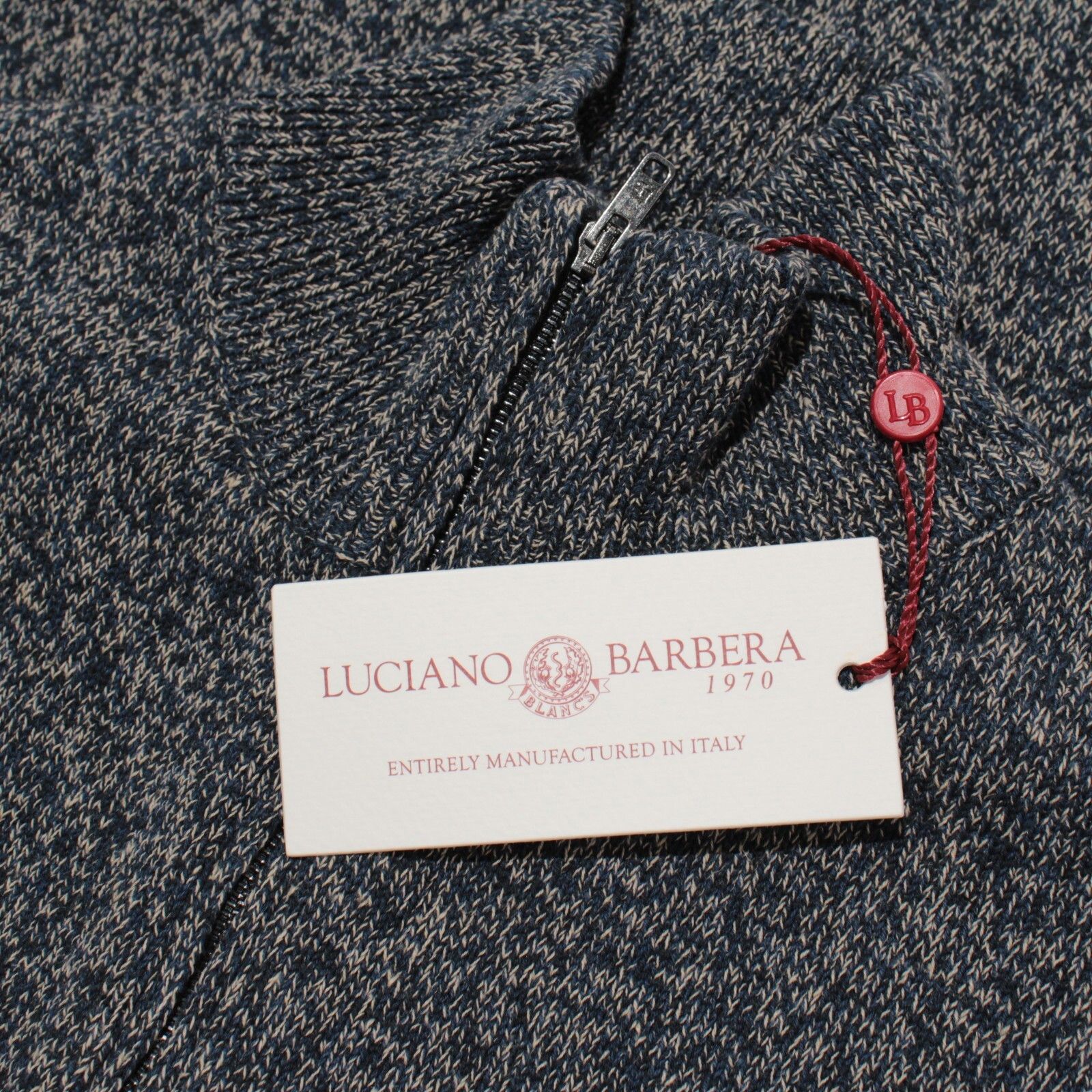 Luciano Barbera Luciano Barbera Sweater Size US M in Blue Size US M / EU 48-50 / 2 - 1 Thumbnail