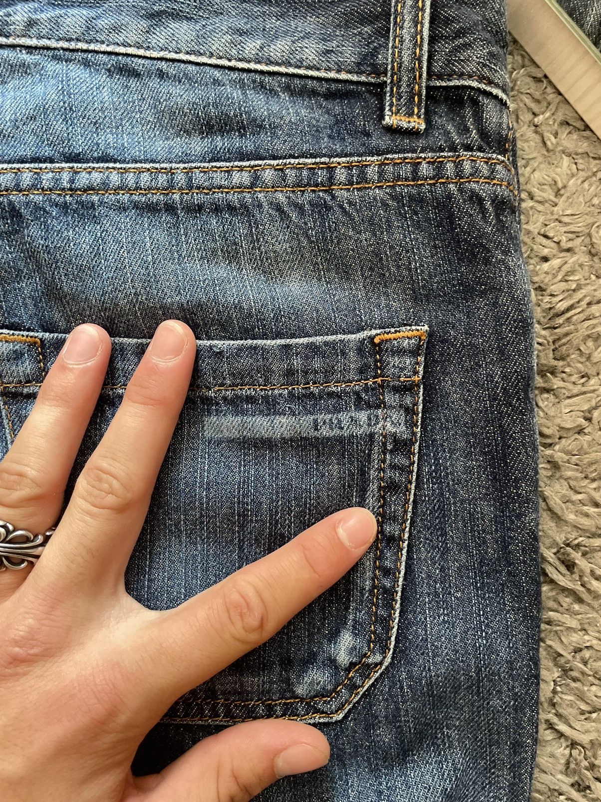 Prada × Vintage Prada Milano Jeans Denim Vintage Streetwear Logo Y2k Rare Size US 30 / EU 46 - 13 Thumbnail