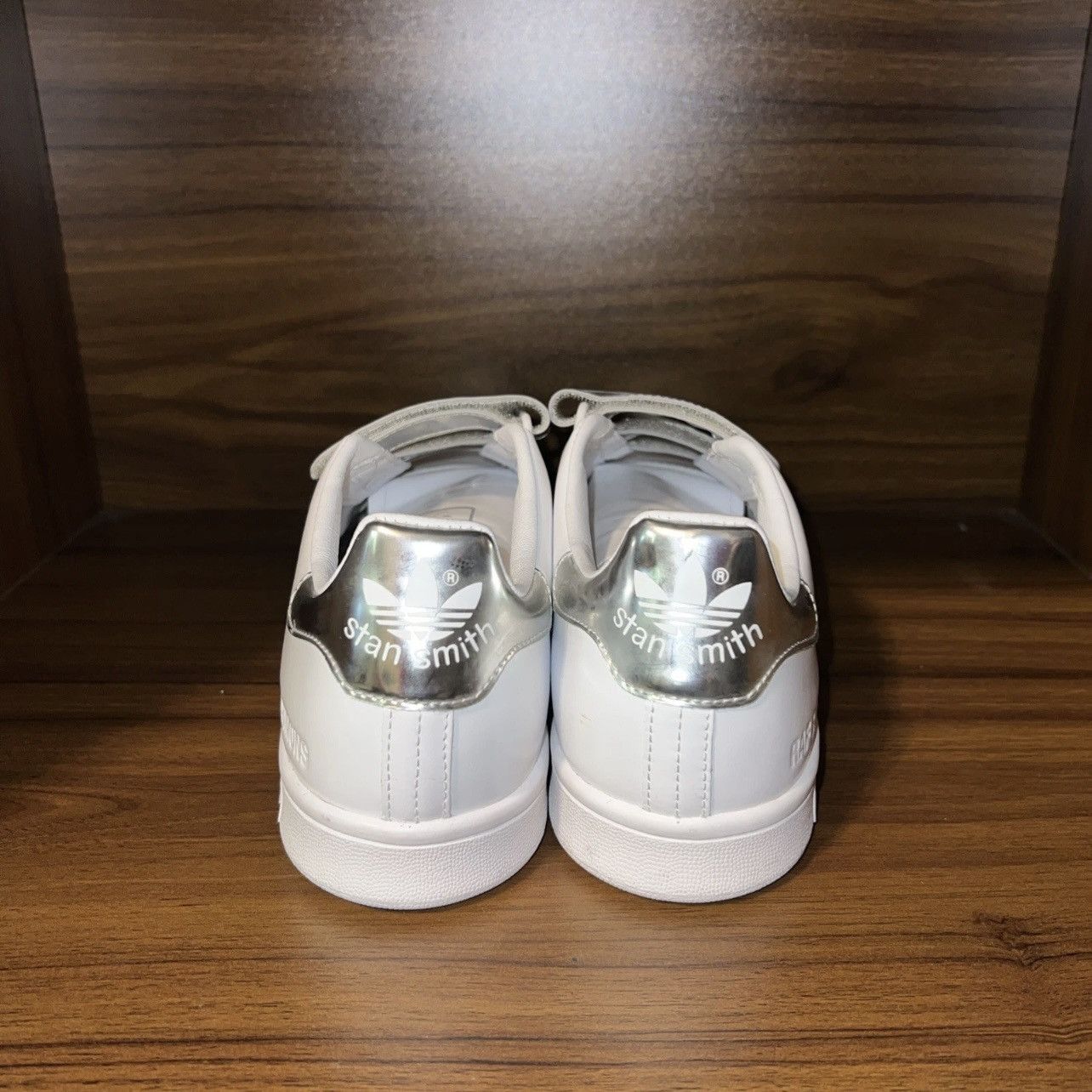 Adidas × Raf Simons FW16 Adidas Raf Simons Stan Smith Comfort White & Silver Size US 9.5 / EU 42-43 - 2 Thumbnail