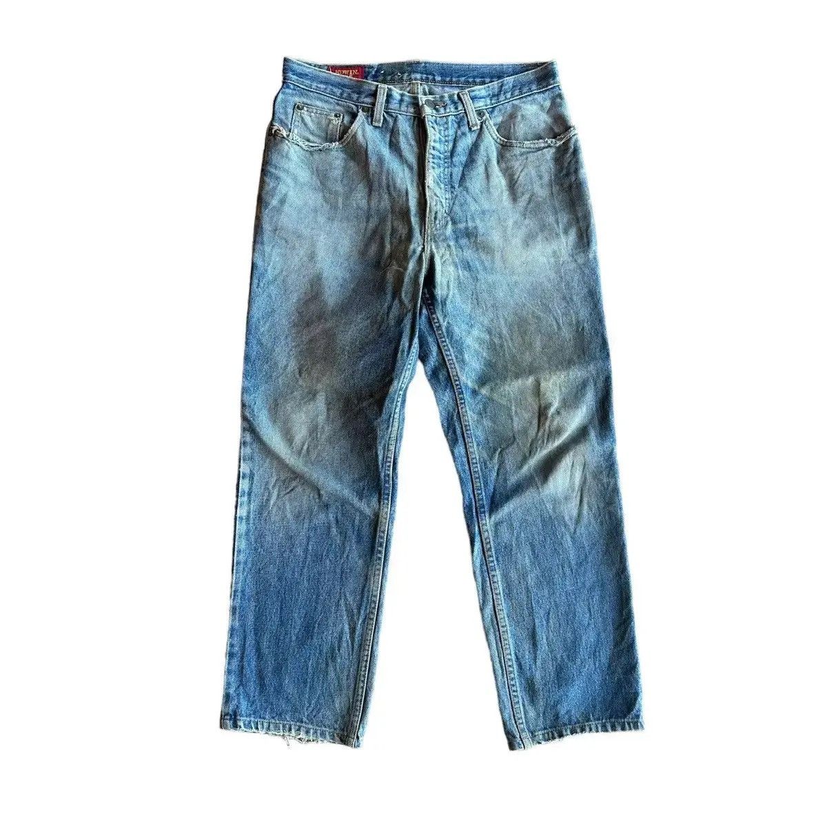 Vintage RUSTY DIRTY💥VINTAGE EDWIN JEANS MADE IN USA DENIM PANTS W31 Size US 31 - 1 Thumbnail
