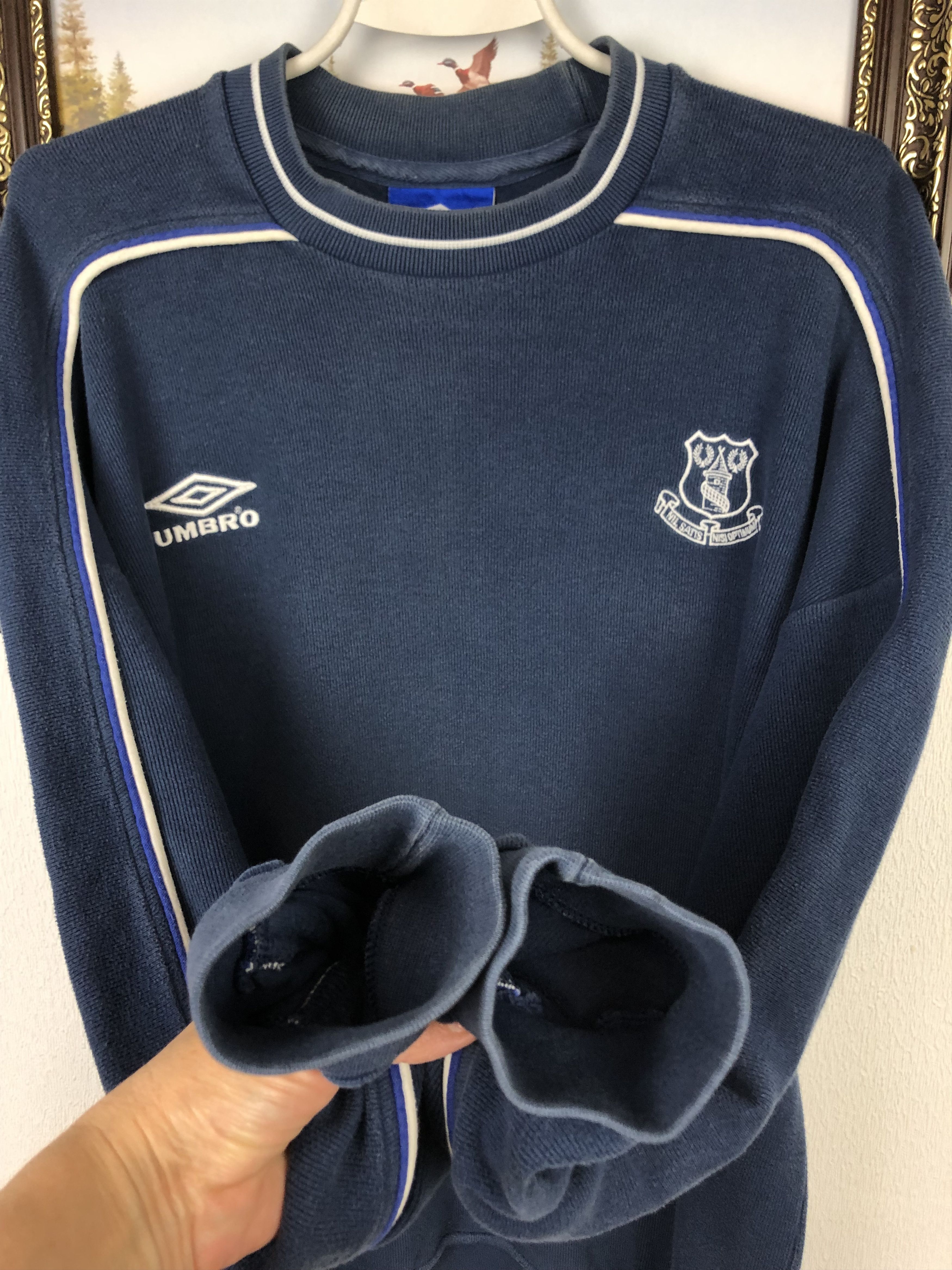 Umbro Vintage 90's Umbro Everton Football Sweatshirt Soccer Mens Size US L / EU 52-54 / 3 - 5 Thumbnail