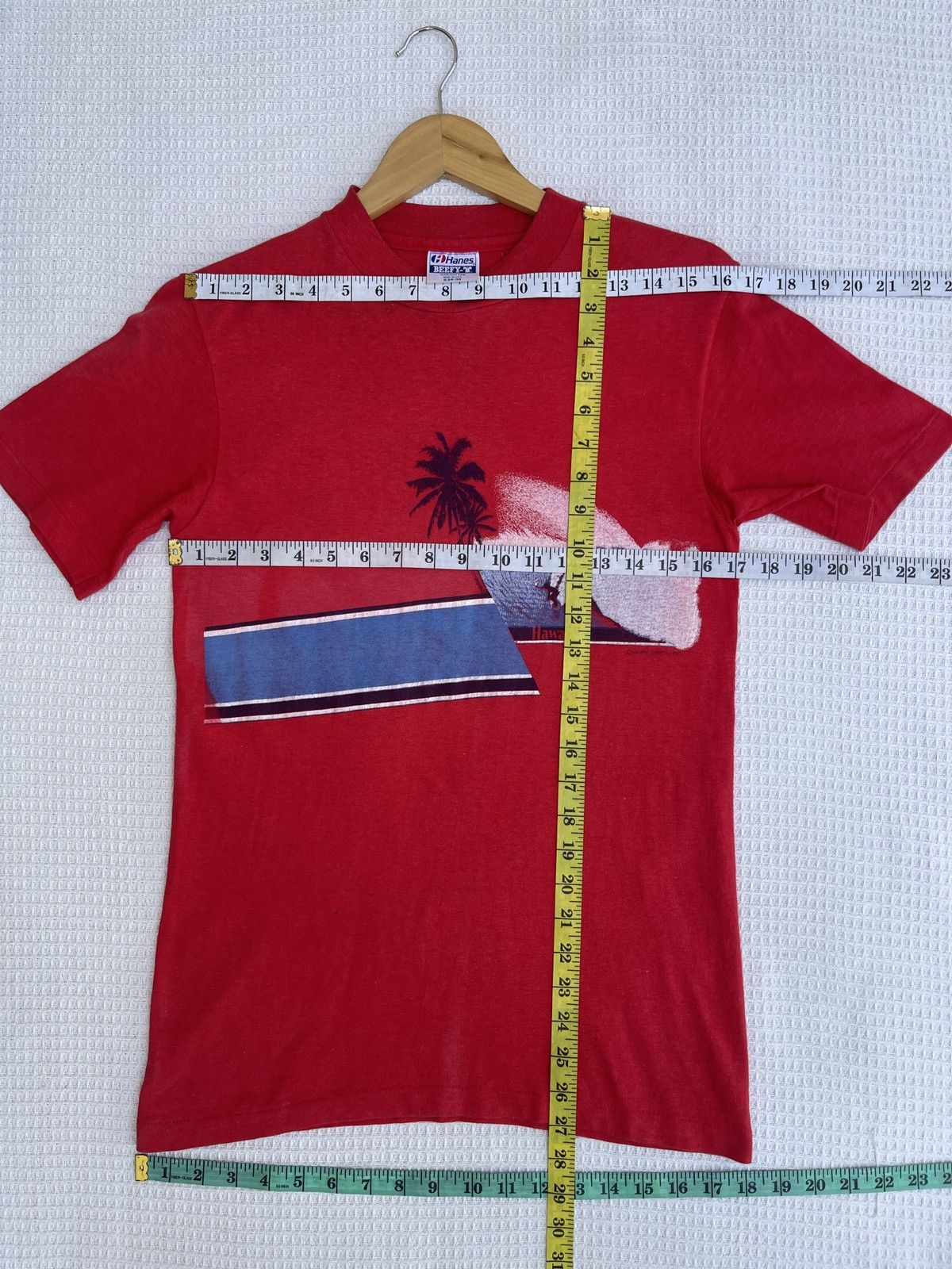 Vintage LastDrop🔥Rare🔥Vintage 80s Hawaii Hanes Single Stitch T-Shirt Size US S / EU 44-46 / 1 - 12 Thumbnail