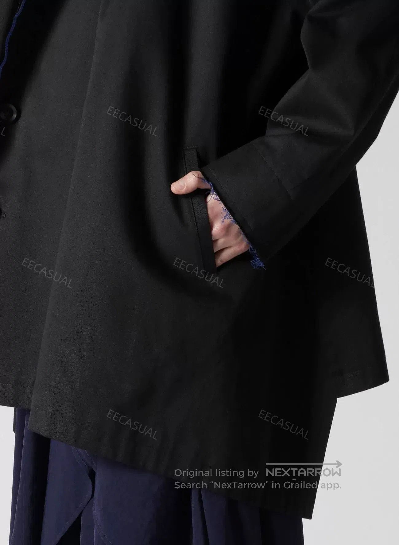 Other Asymmetrical Double Faced Coat by Yamamoto. Size M / US 6-8 / IT 42-44 - 6 Thumbnail