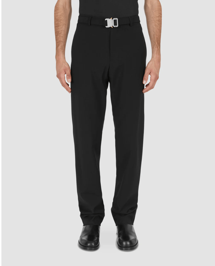 1017 ALYX 9SM 1017 ALYX 9SM Black Metal Buckle Suit Trousers Size US 34 / EU 50 - 1 Thumbnail