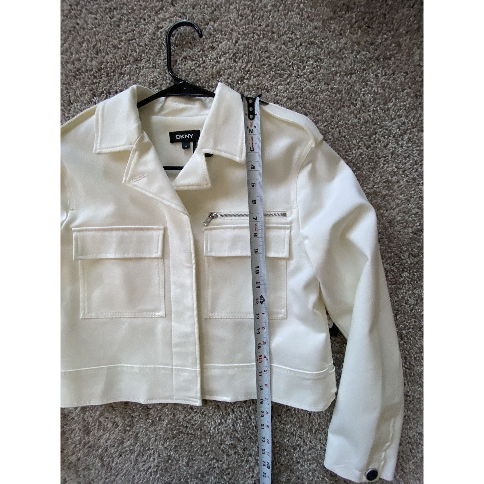 Donna Karan Donna Karan NY short lined white jacket Size XS / US 0-2 / IT 36-38 - 7 Thumbnail