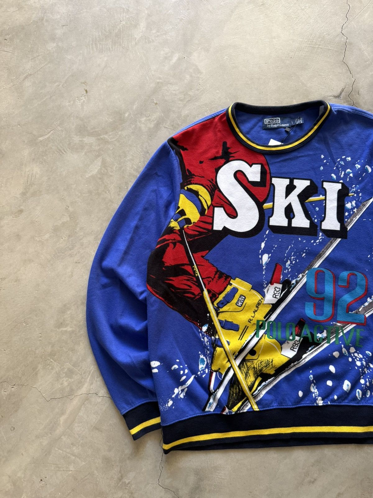 Polo Ralph Lauren Polo Ralph Lauren Suicide Ski 92 Sweatshirt Size US L / EU 52-54 / 3 - 3 Thumbnail