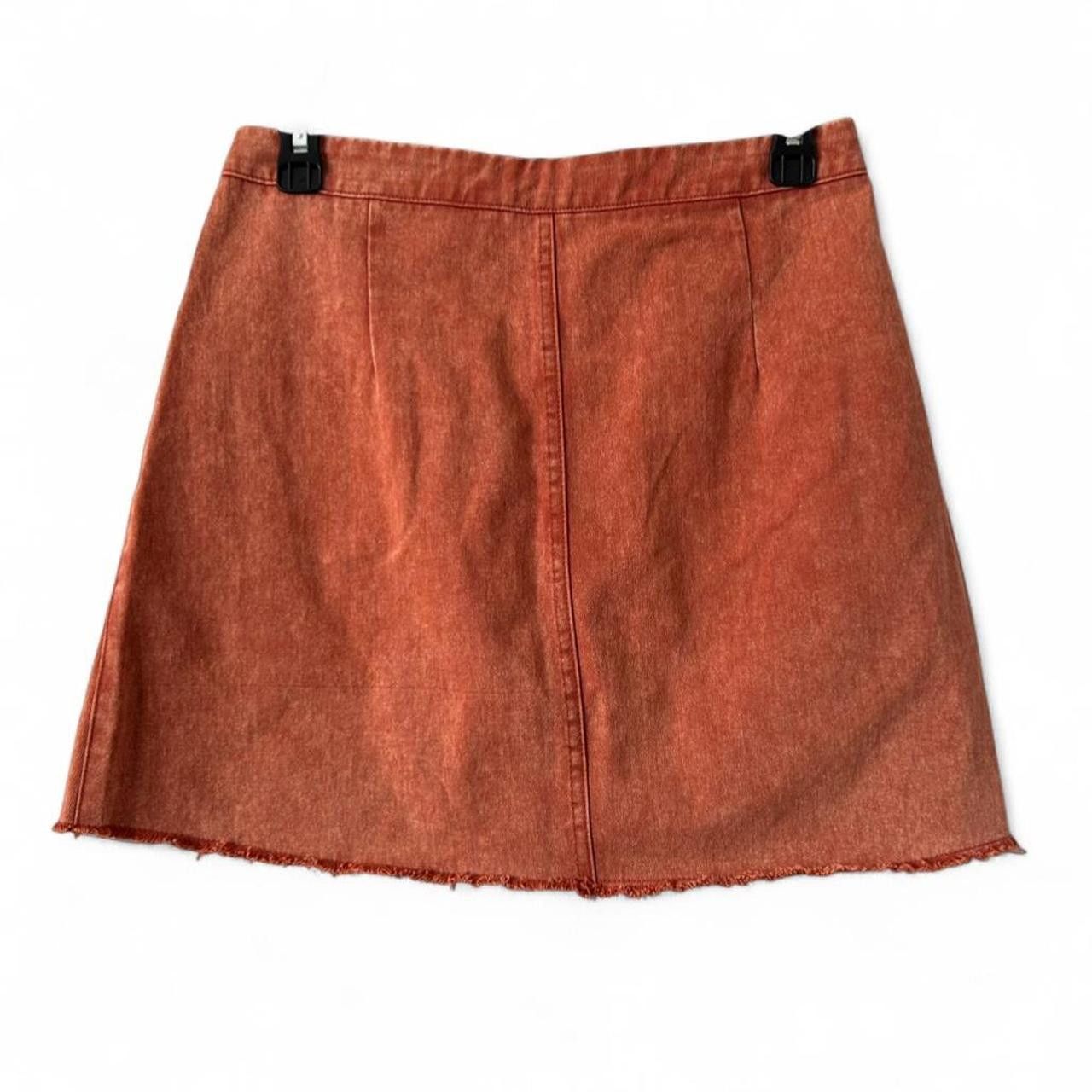 Other She + Sky Rust Cotton Mini Skirt Size 27" / US 4 / IT 40 - 2 Thumbnail
