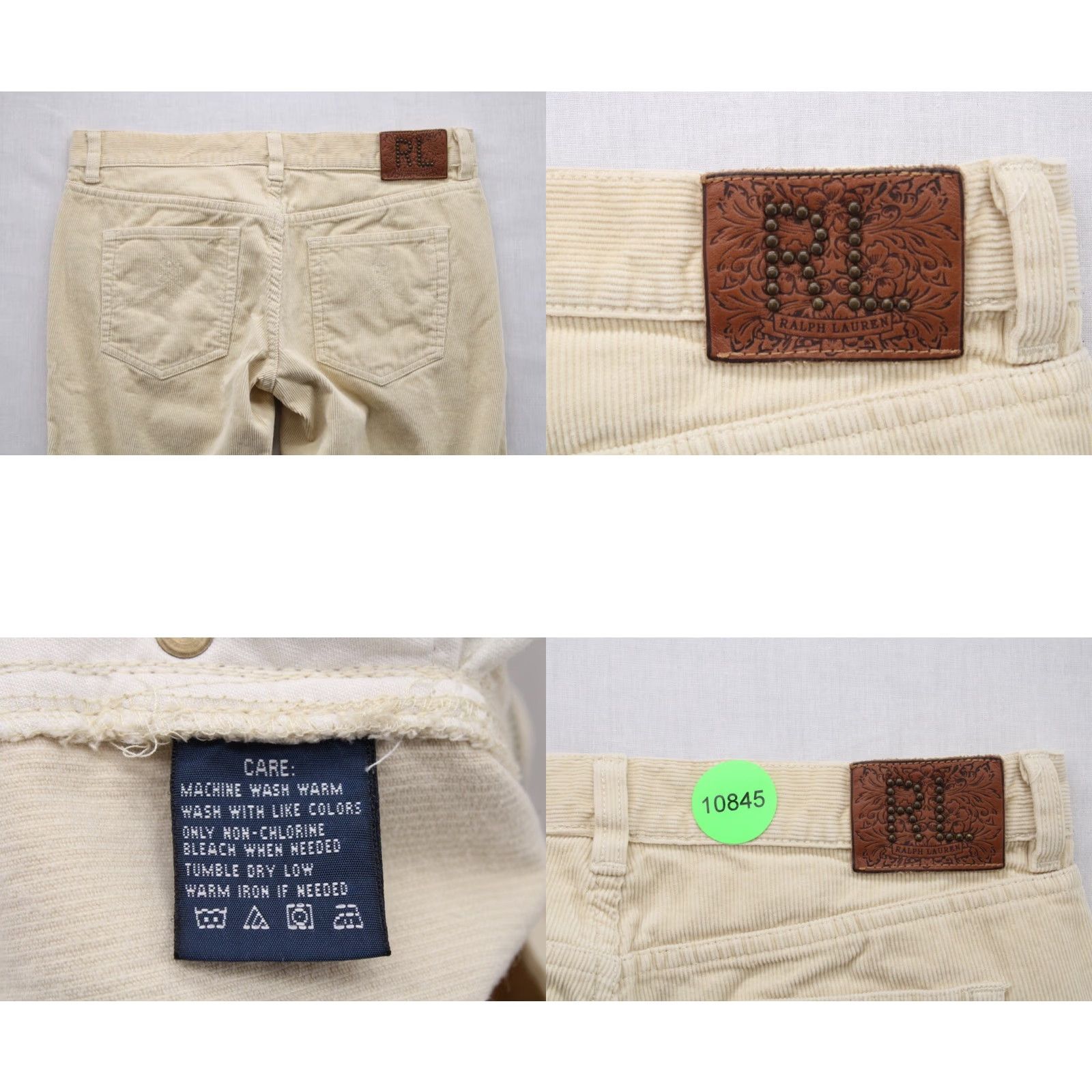 Ralph Lauren Ralph Lauren Chino Pants Women's Size 6 Brown Corduroy Straight Leg Casual 90s Retro Size 28" / US 6 / IT 42 - 8 Thumbnail