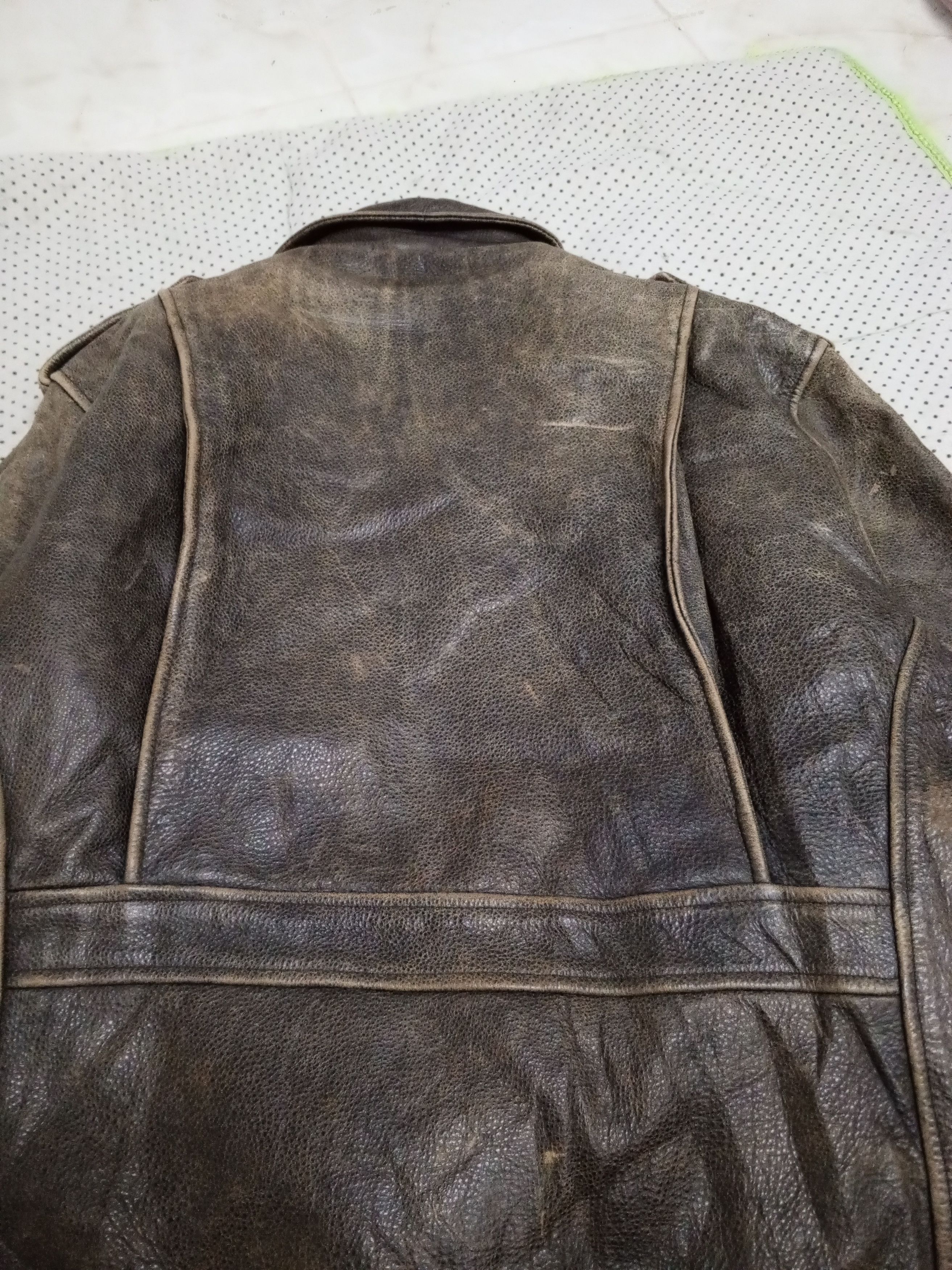 Other DANBURY USA ARMY STYLE LEATHER JACKET Size US L / EU 52-54 / 3 - 5 Thumbnail