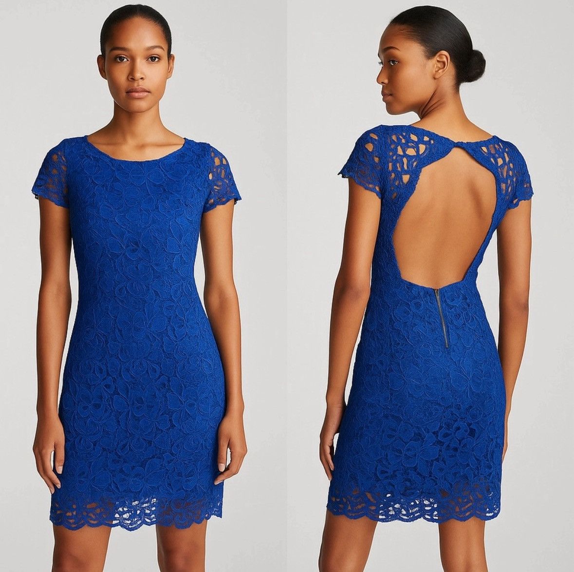 Alice + Olivia Alice + Olivia Clover Lace Backless Guipure Dress/ US 2-4 Size S / US 4 / IT 40 - 1 Thumbnail