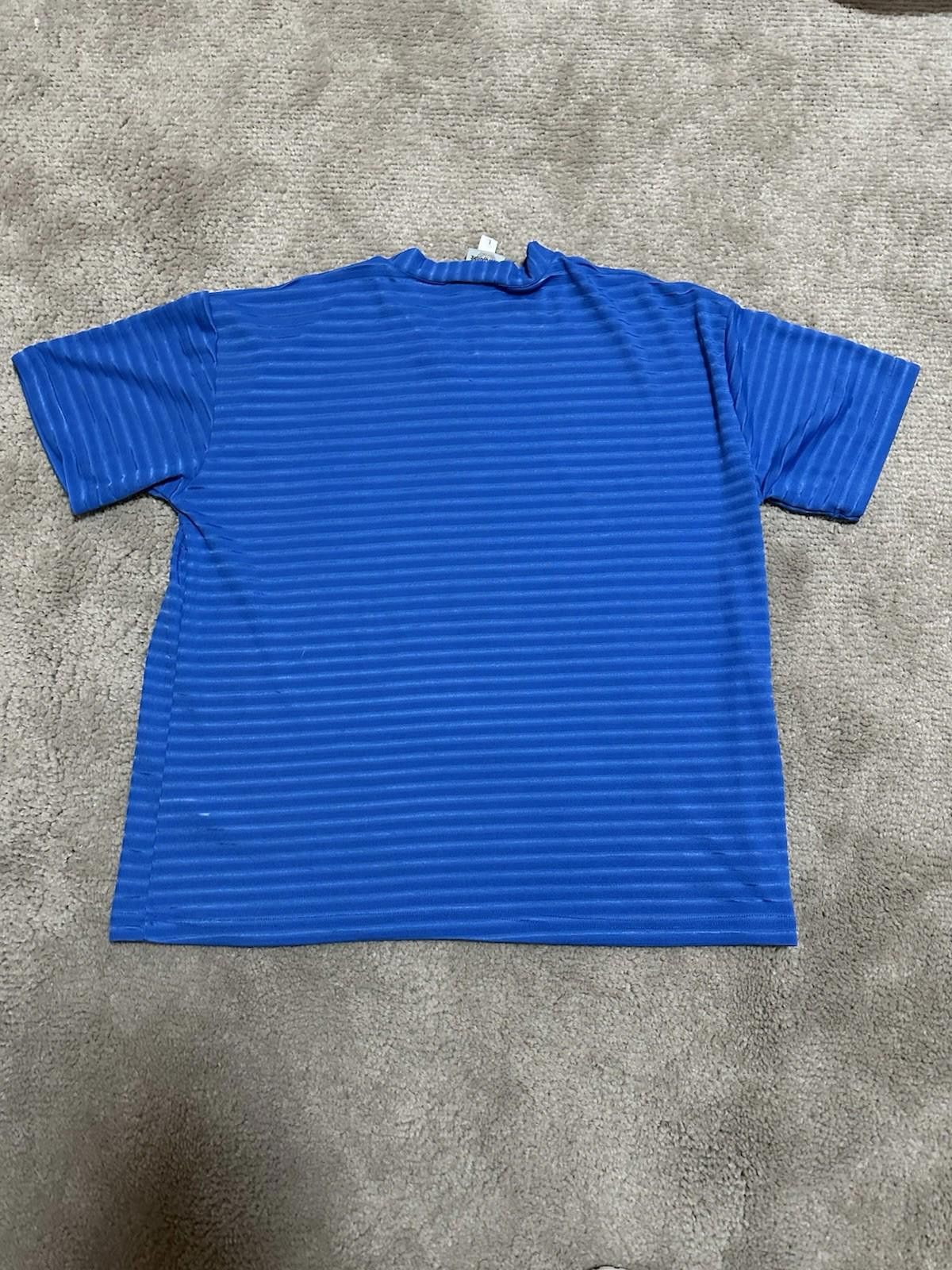 Versace Jeans Couture Vintage 90s Versace Jeans Couture T-Shirt Navy Medusa Nylon Size US L / EU 52-54 / 3 - 8 Thumbnail