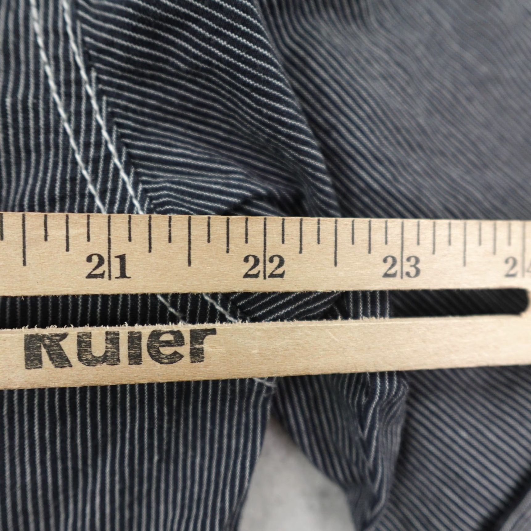Affliction VINTAGE Affliction Button-Up Shirt Mens XL Gray Striped Premium Casual Travel Outdoor Y2K Size US XL / EU 56 / 4 - 7 Thumbnail