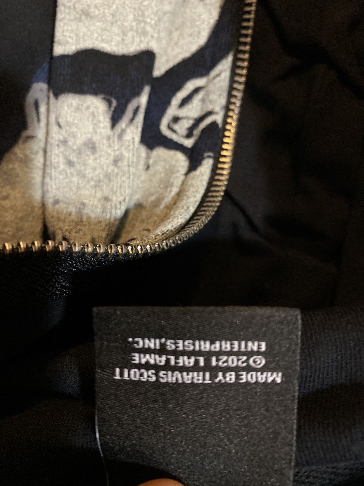 Fragment Design × Travis Scott Cactus Jack Fragment Skeleton Graffiti Full Zip Hoodie Size US L / EU 52-54 / 3 - 8 Thumbnail