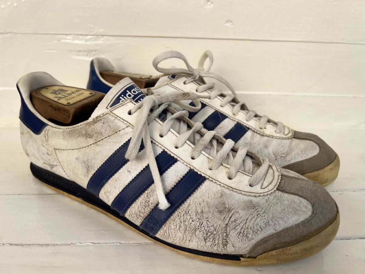 Adidas Rare Vintage Adidas ROM 70s Leather Sneakers Made in Canada Size US 9.5 / EU 42-43 - 3 Thumbnail