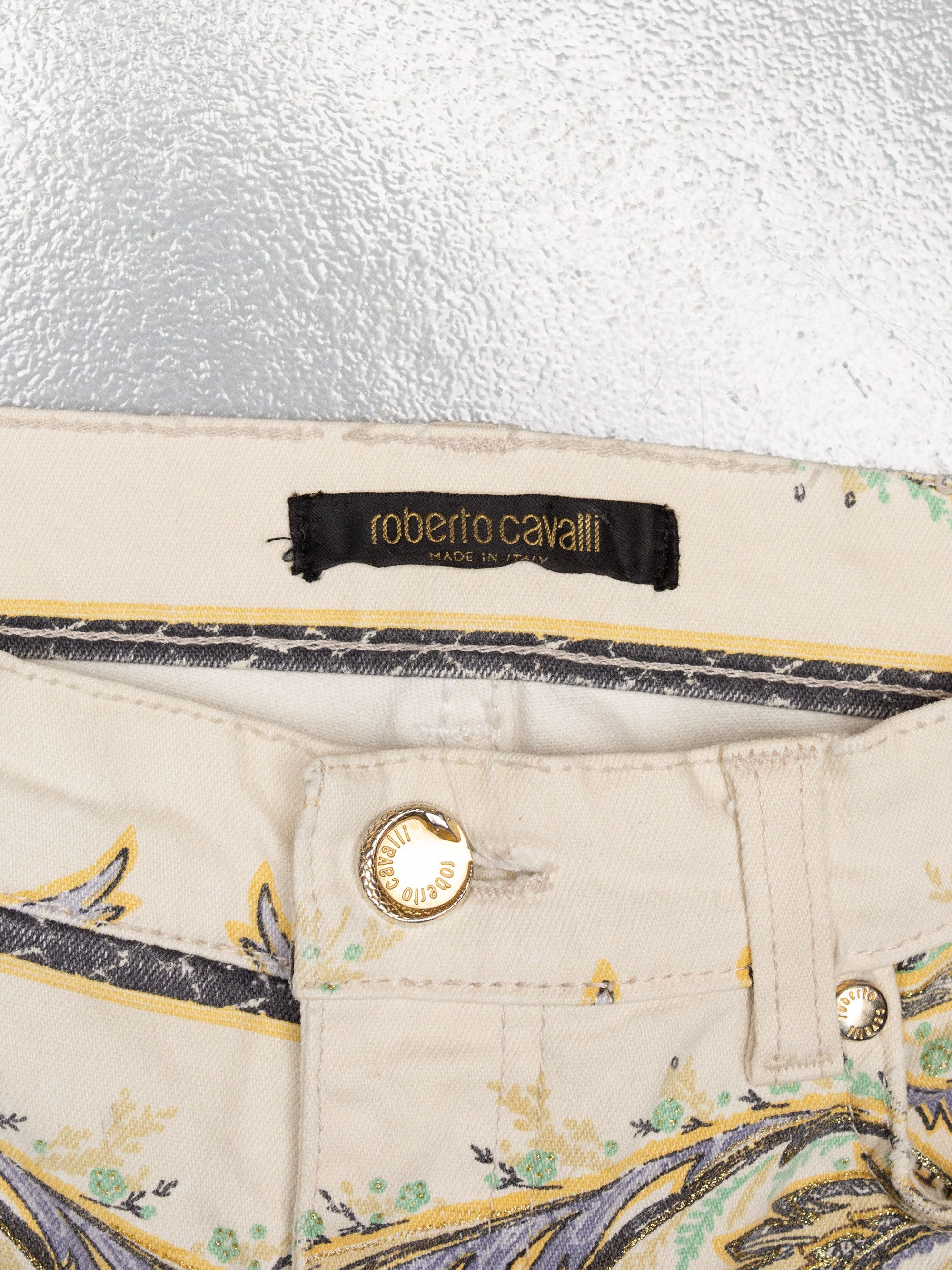 Roberto Cavalli vintage 2000s Roberto Cavalli printed pants - size 42 IT Size 28" / US 6 / IT 42 - 14 Thumbnail
