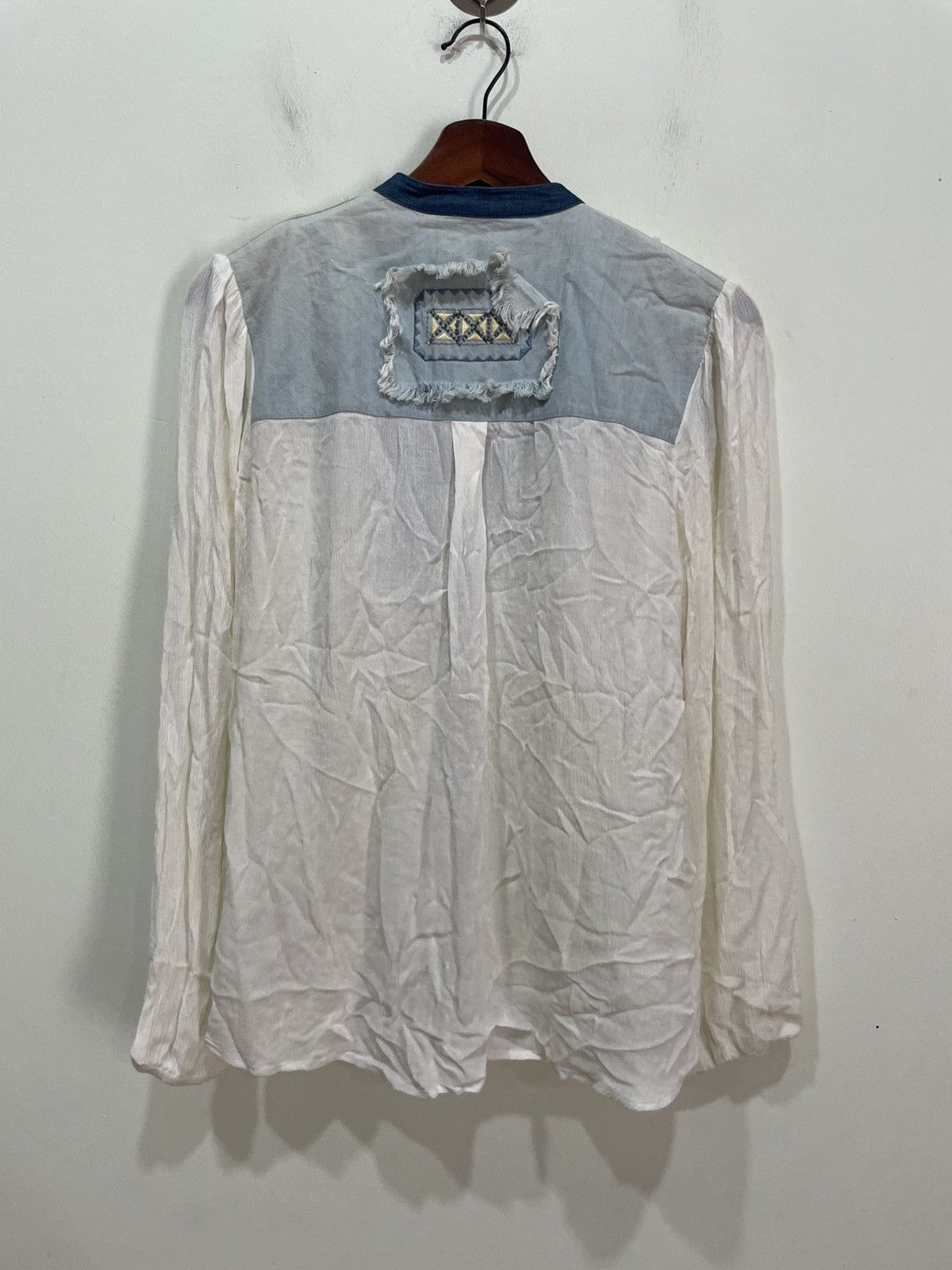 Desigual Desigual Exotic Jeans Blouse Size S / US 4 / IT 40 - 2 Thumbnail