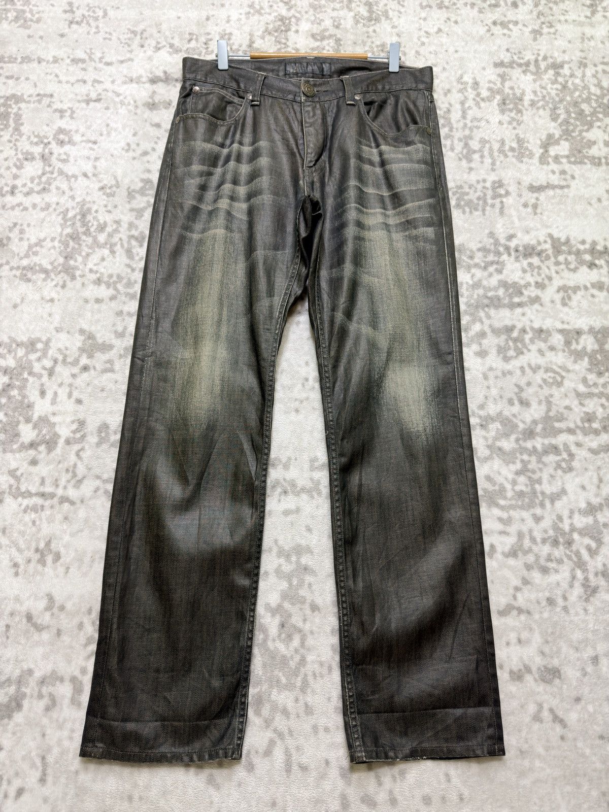 パンツ lgb coating denim Le Grande Bleu (L.G.B.) LGB Wolf Jeans coated | Grailed